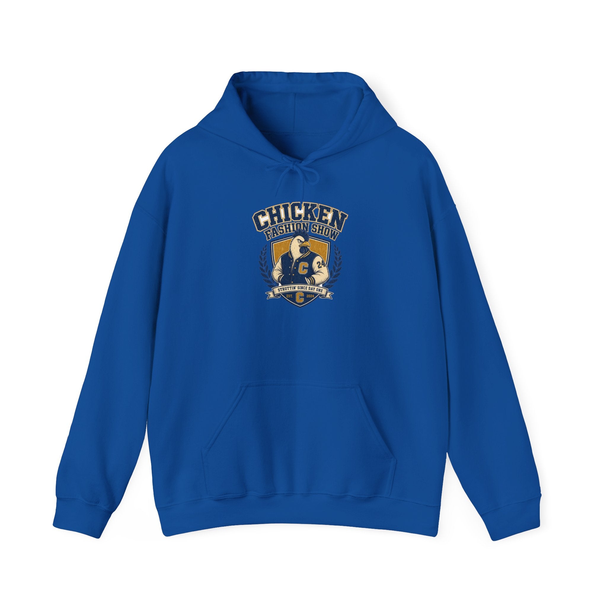 Chicken Fashion Show Varsity Hoodie