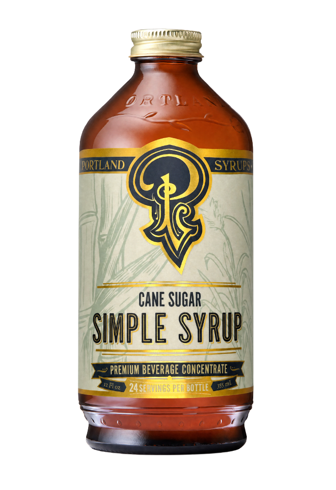 Portland Syrups Organic Cane Simple Syrup 12oz
