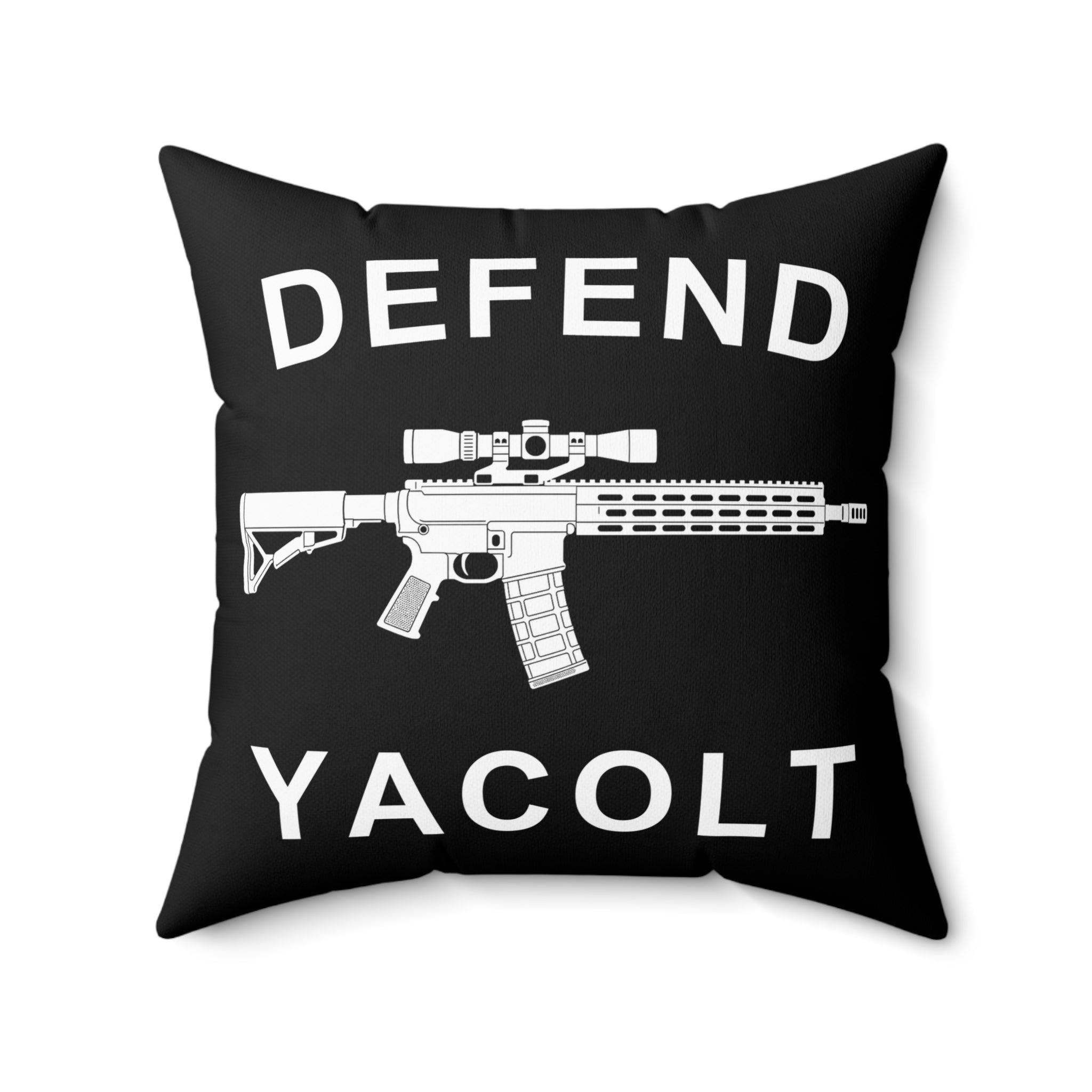 Defend Yacolt AR-15 Throw Pillow