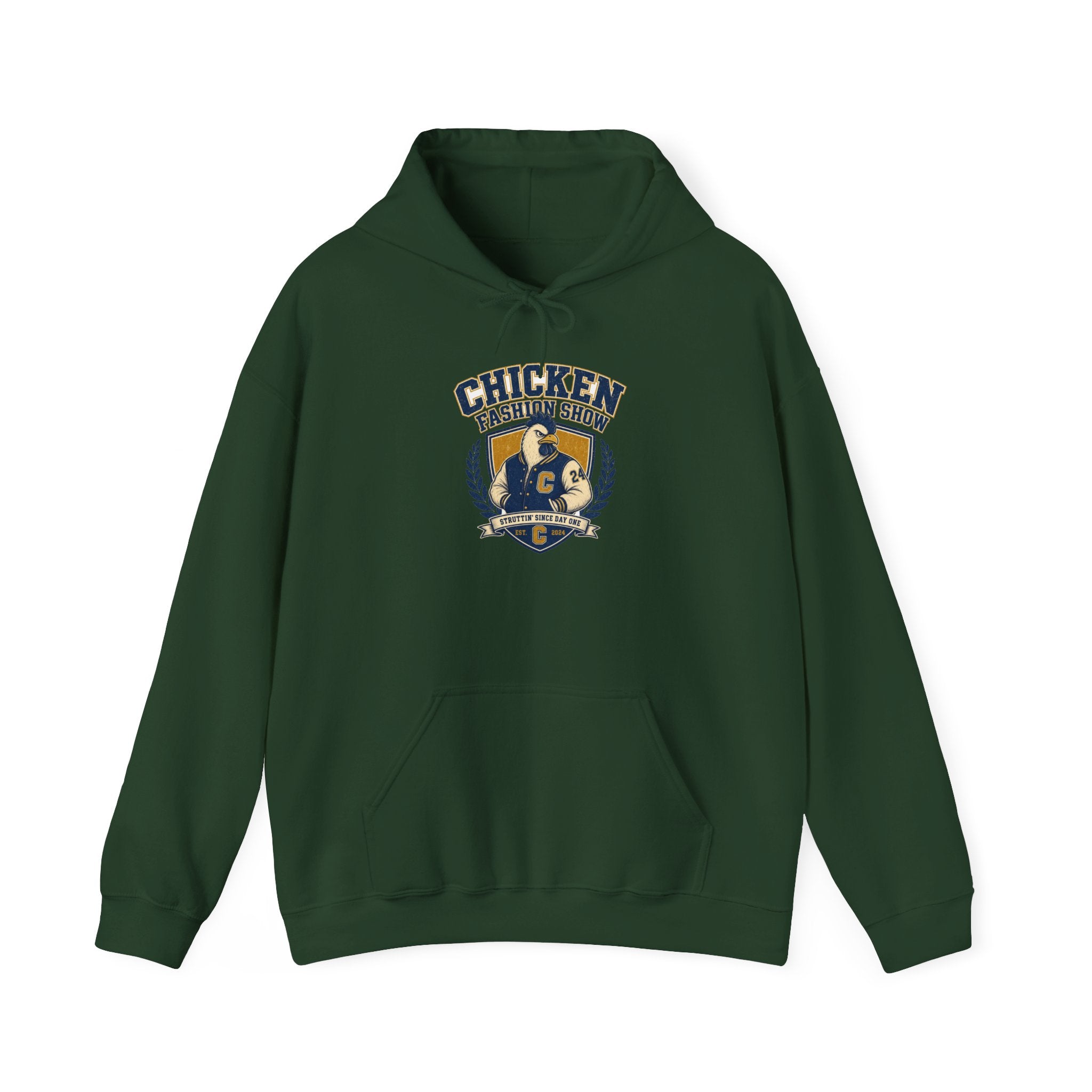 Chicken Fashion Show Varsity Hoodie