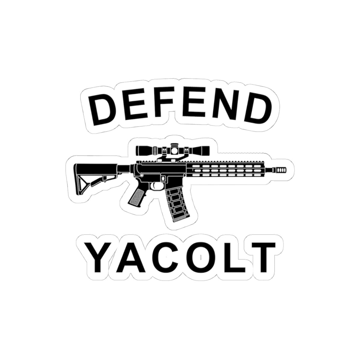 Defend Yacolt AR-15 Sticker