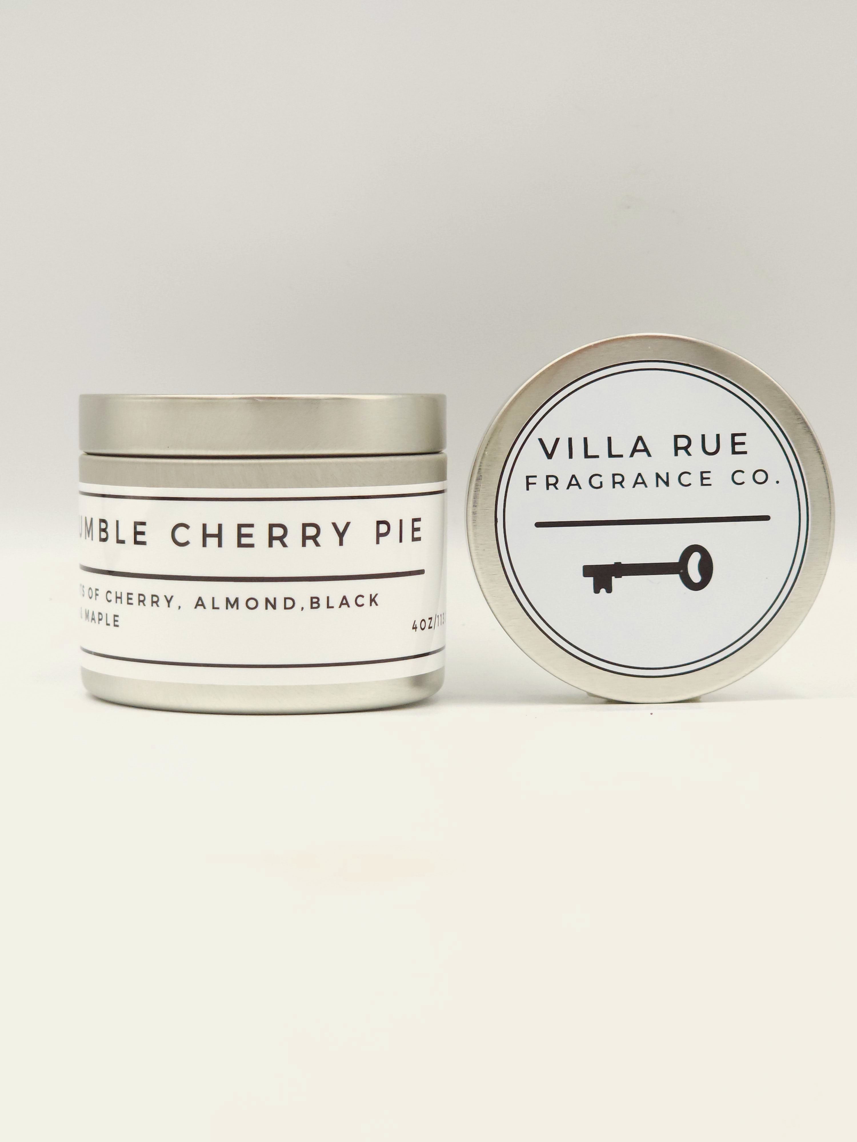 Villa Rue Humble Cherry Pie soy candle — 4oz Tin