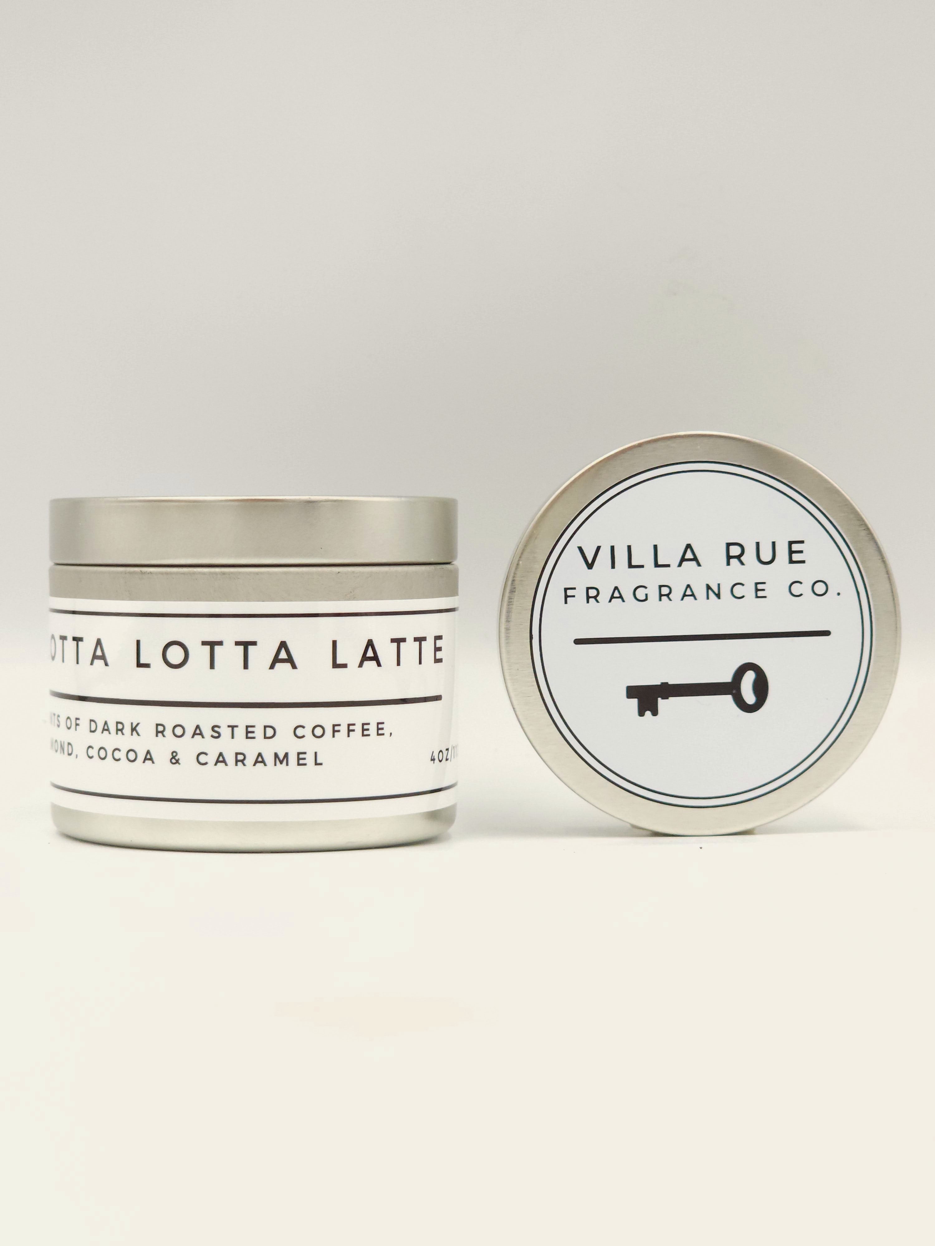 Villa Rue Lotta Lotta Latte soy candle — 4oz Tin
