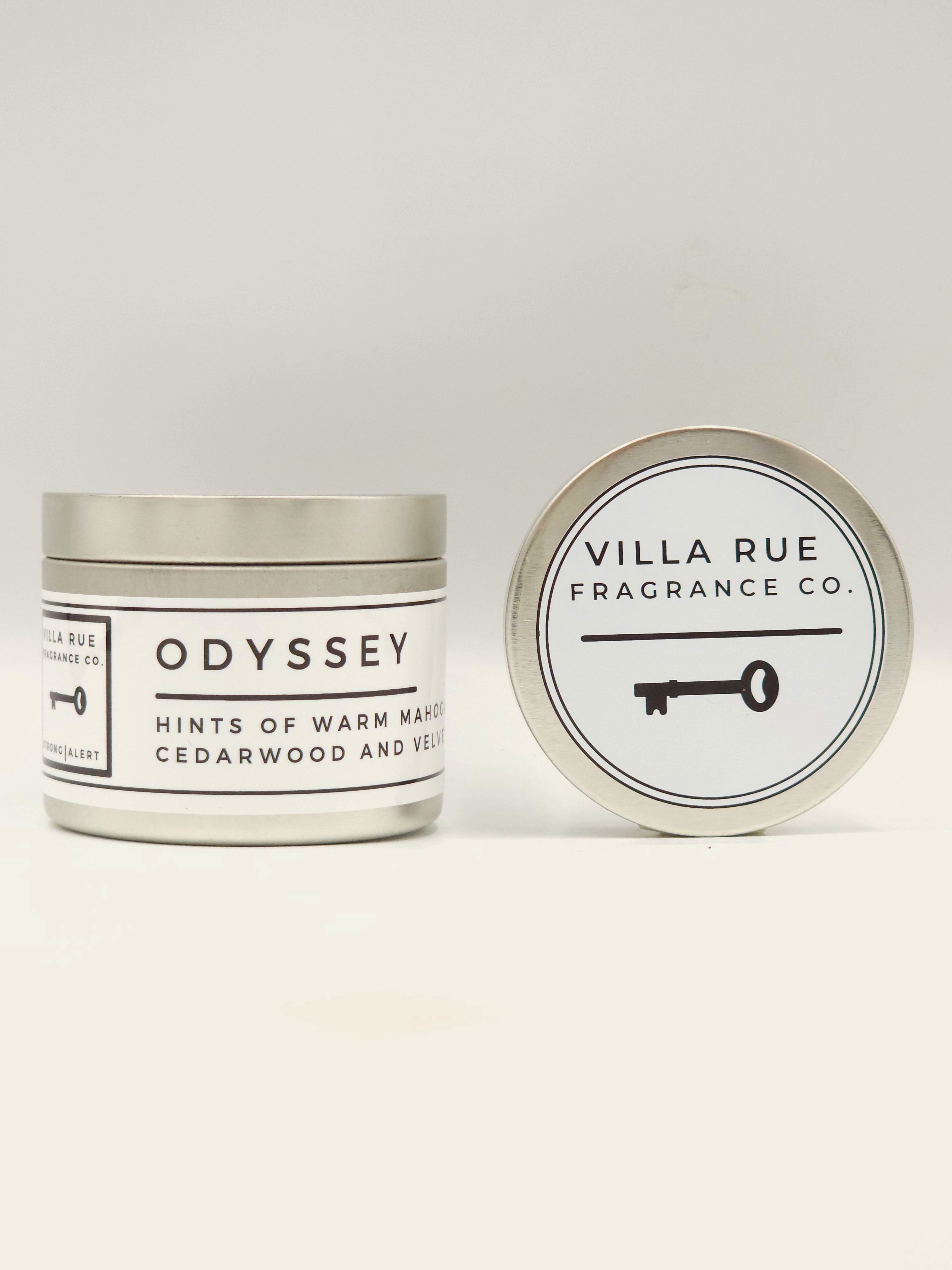Villa Rue Odyssey soy candle — 4oz Tin