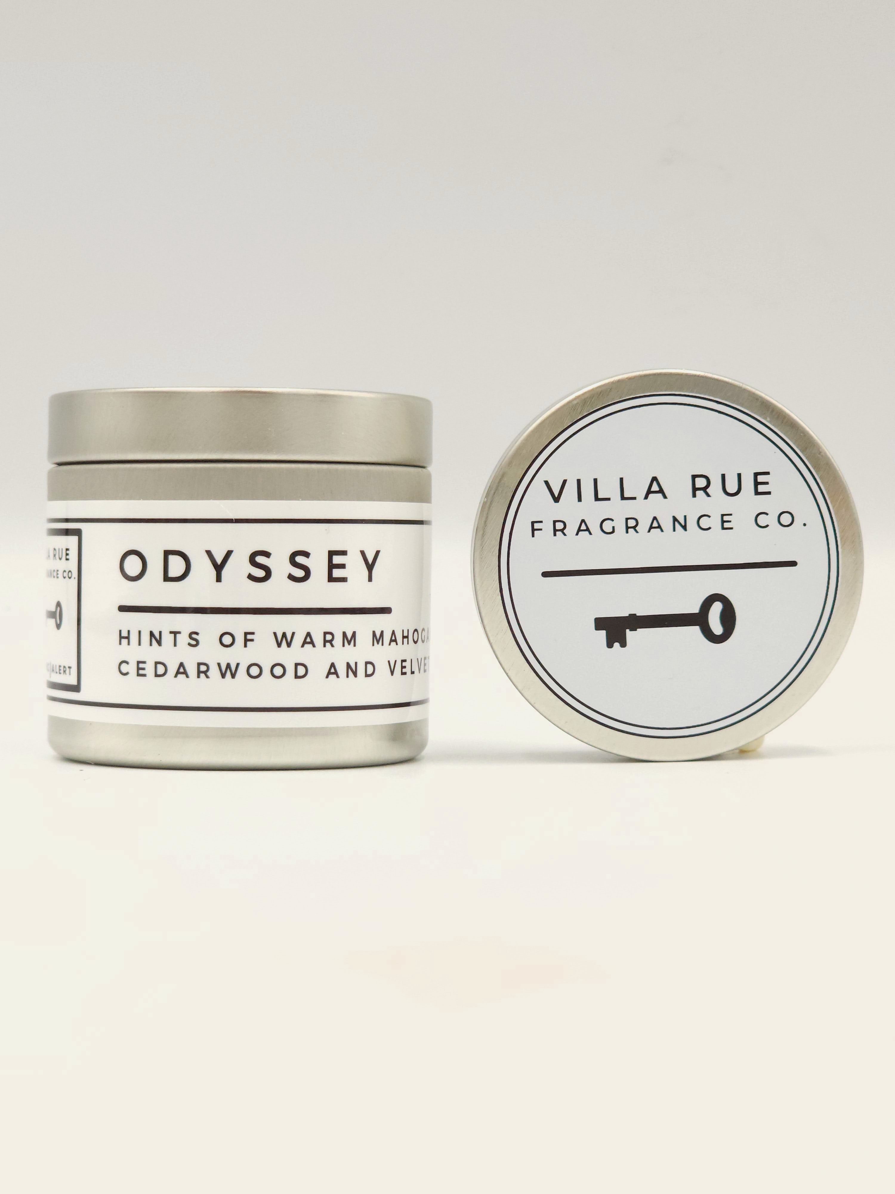 Villa Rue Odyssey soy candle — 2oz Tin