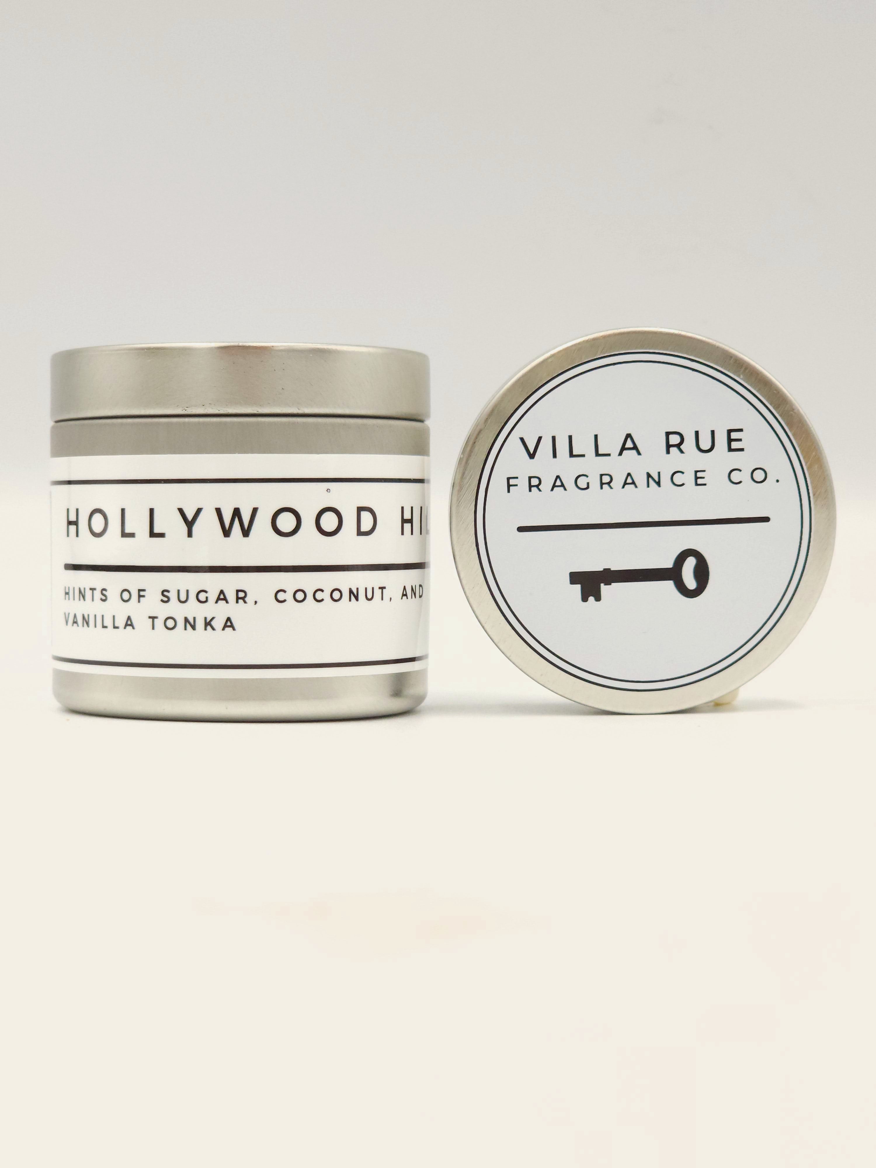 Villa Rue Hollywood Hills soy candle — 2oz Tin