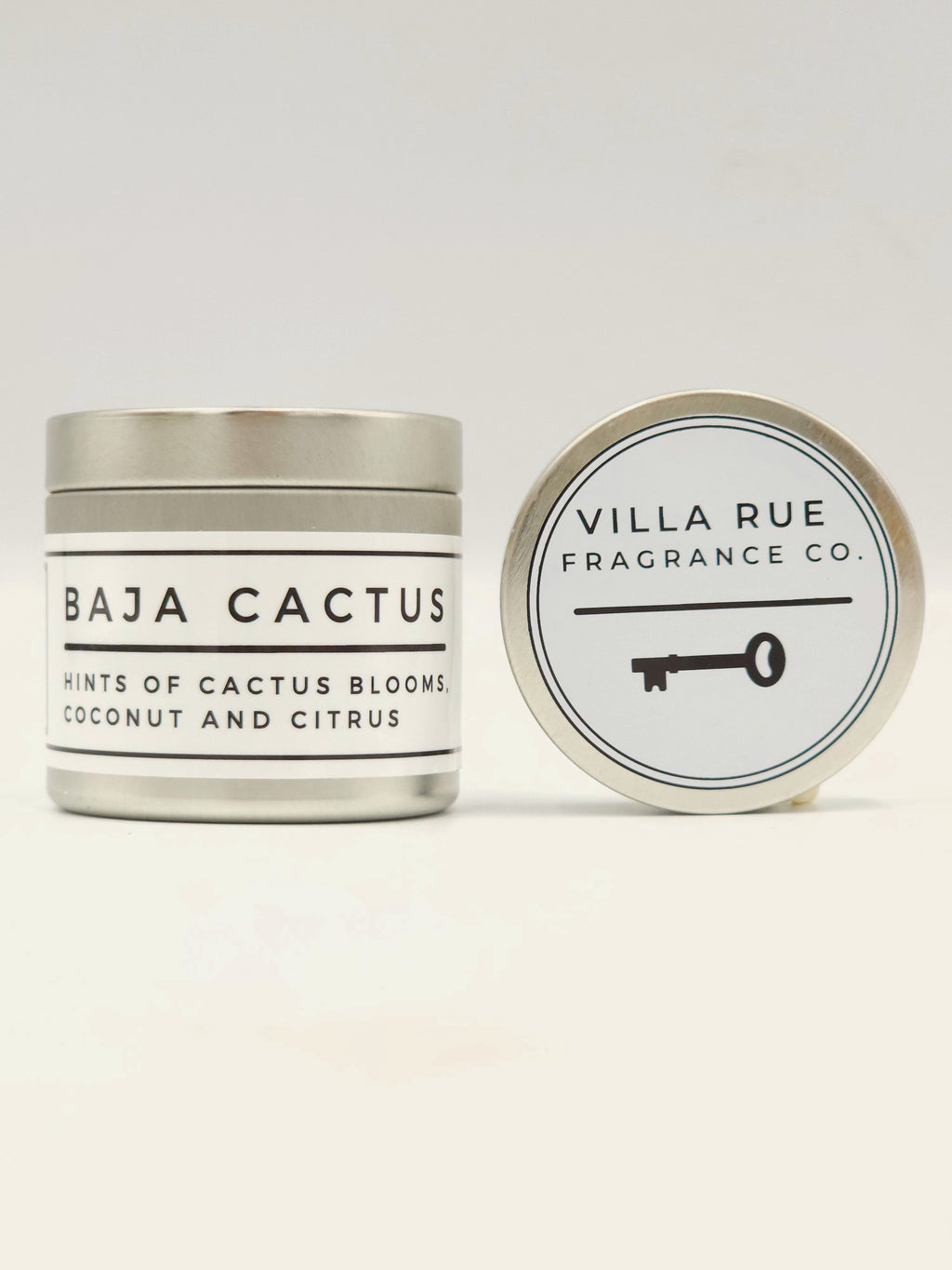 Villa Rue Baja Cactus soy candle — 2oz Tin