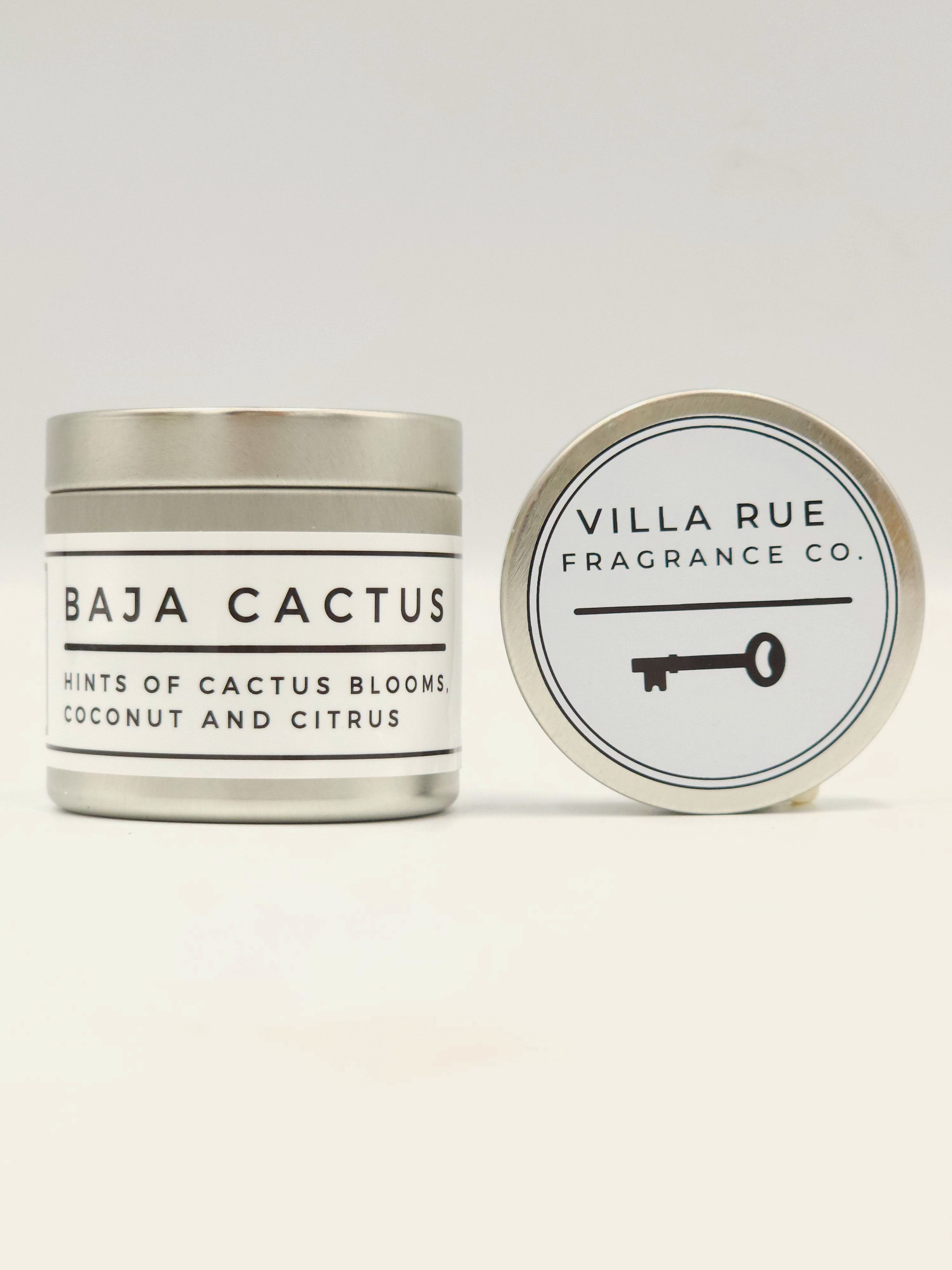 Villa Rue Baja Cactus soy candle — 2oz Tin