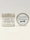 Villa Rue Bakery Box soy candle — 2oz Tin