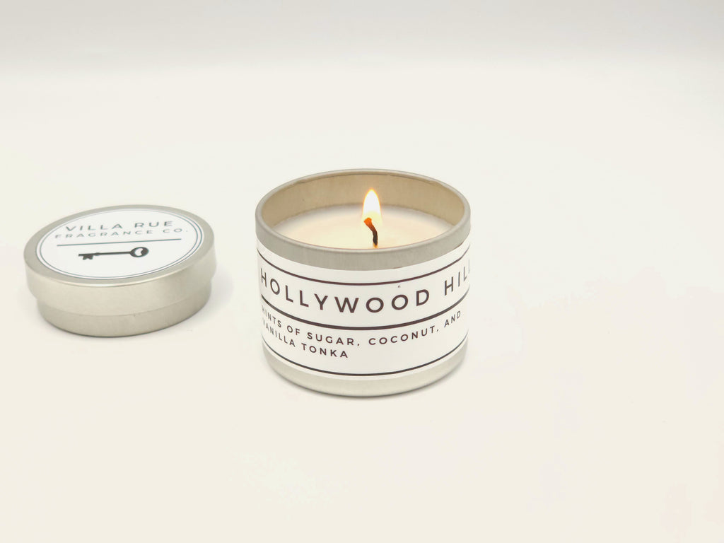 Villa Rue Hollywood Hills soy candle — 2oz Tin