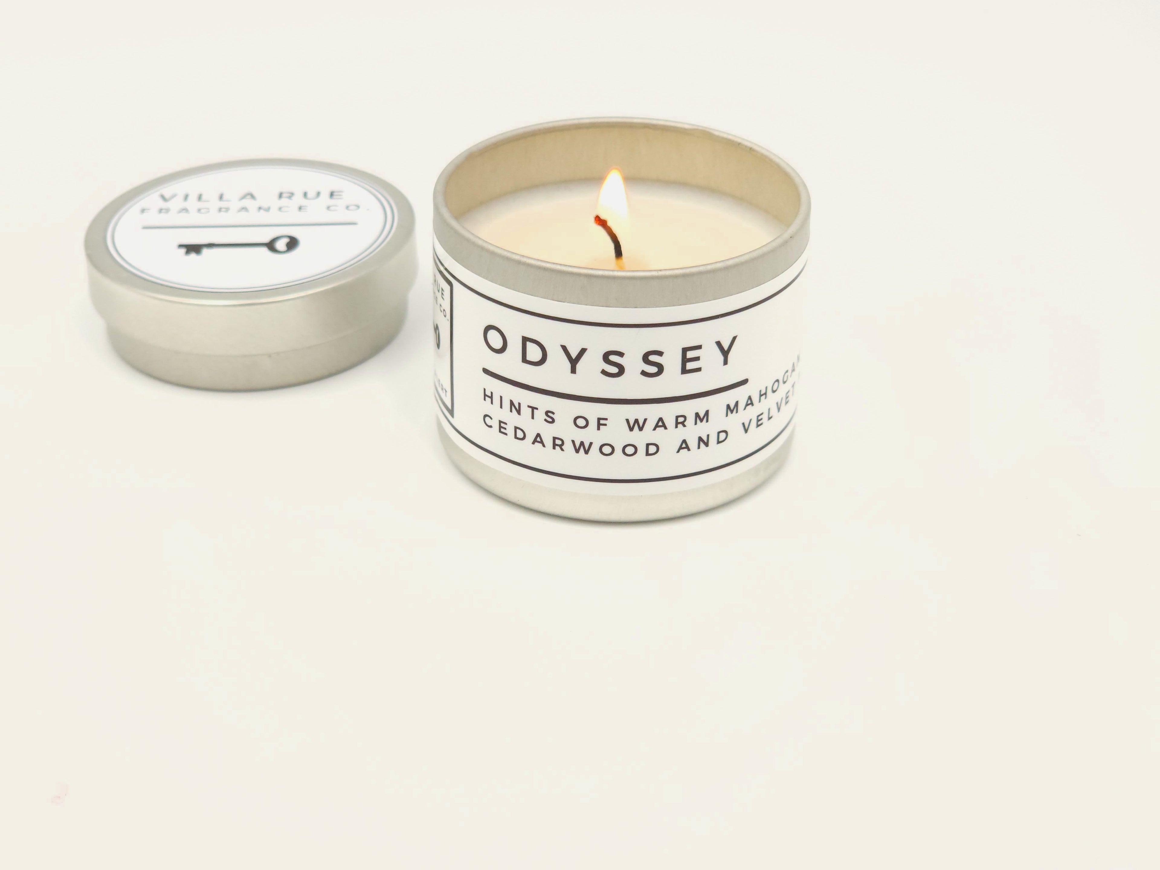Villa Rue Odyssey soy candle — 2oz Tin