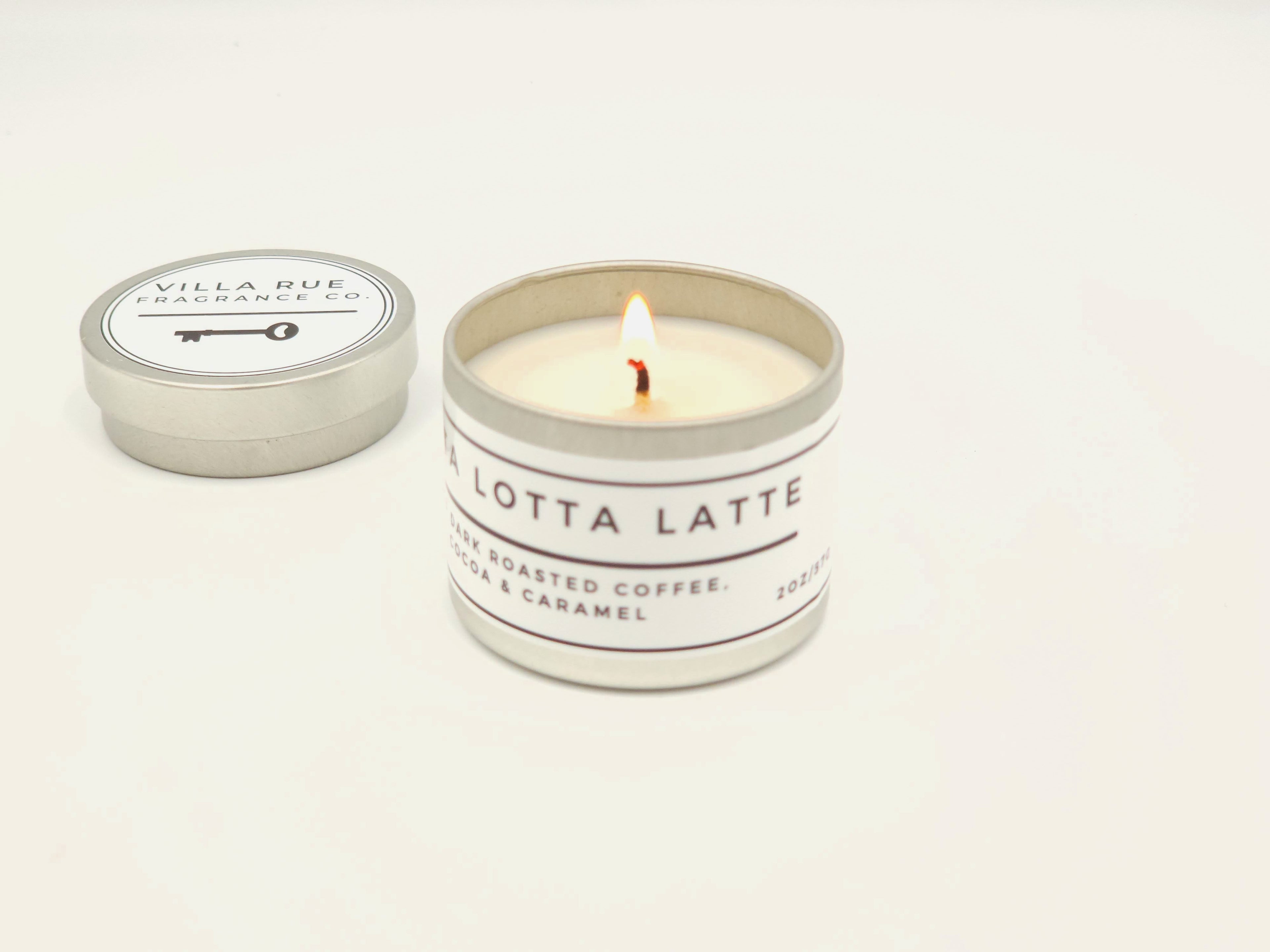 Villa Rue Lotta Lotta Latte soy candle — 2oz Tin
