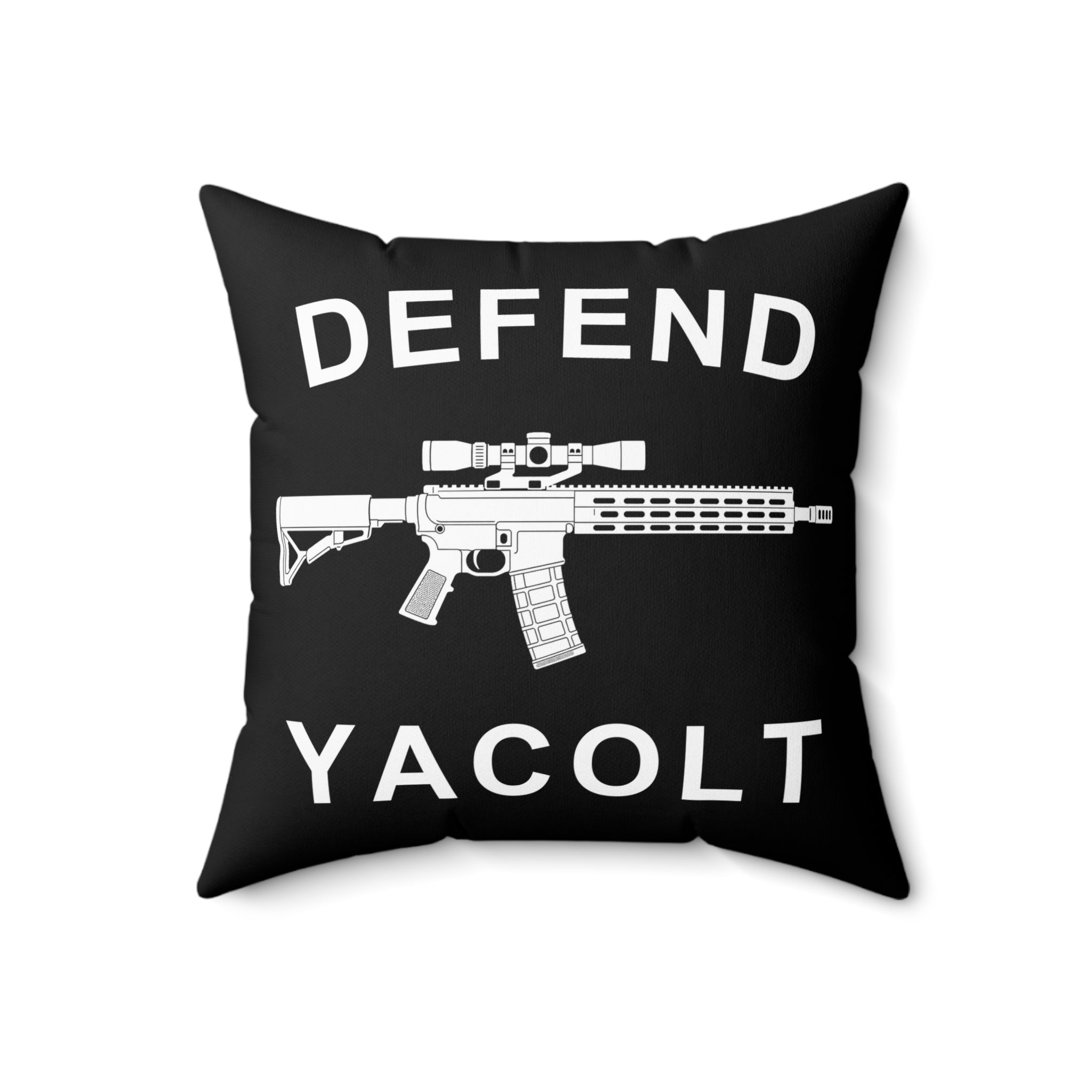 Defend Yacolt AR-15 Throw Pillow