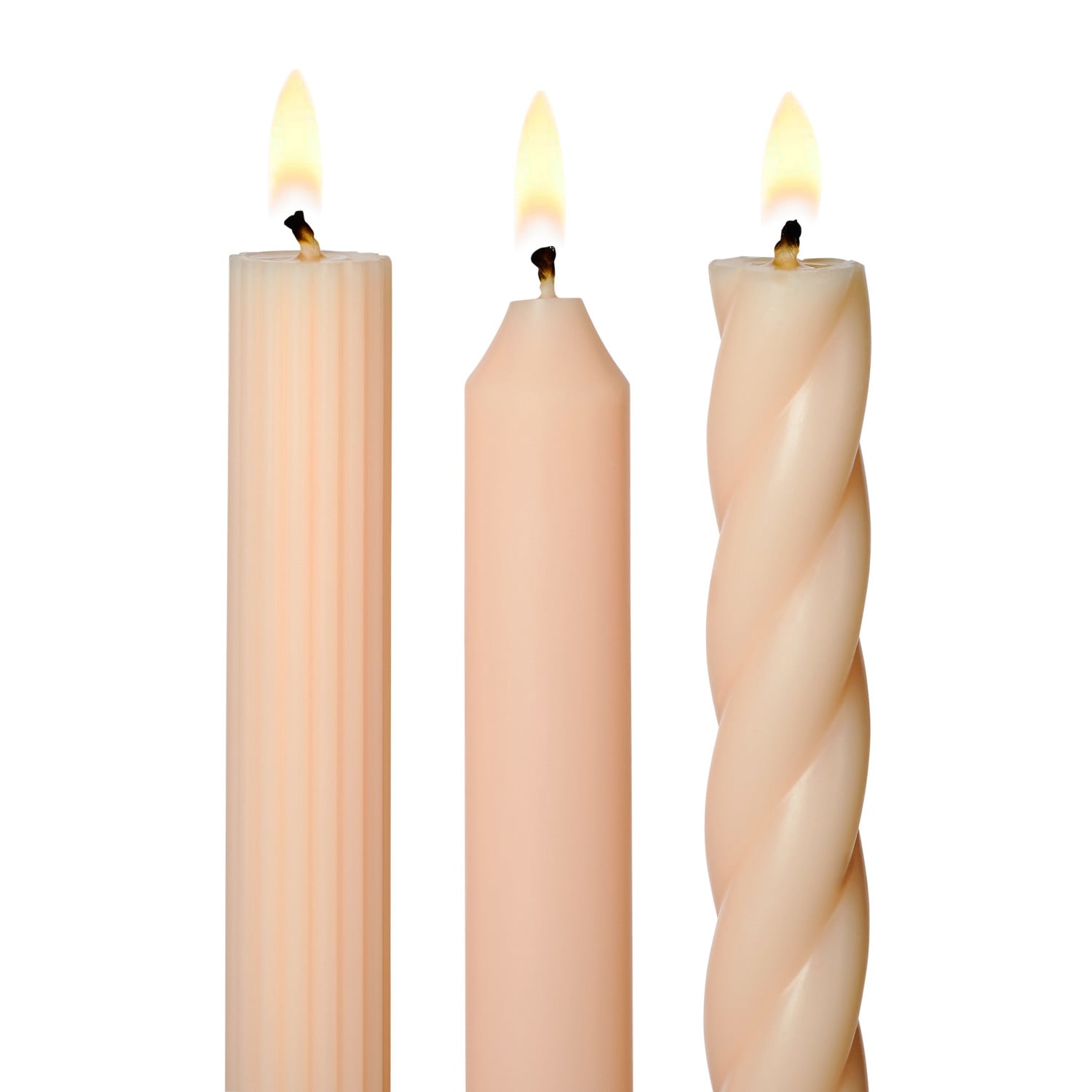 Coconut Milk Mango Scented Taper Candles