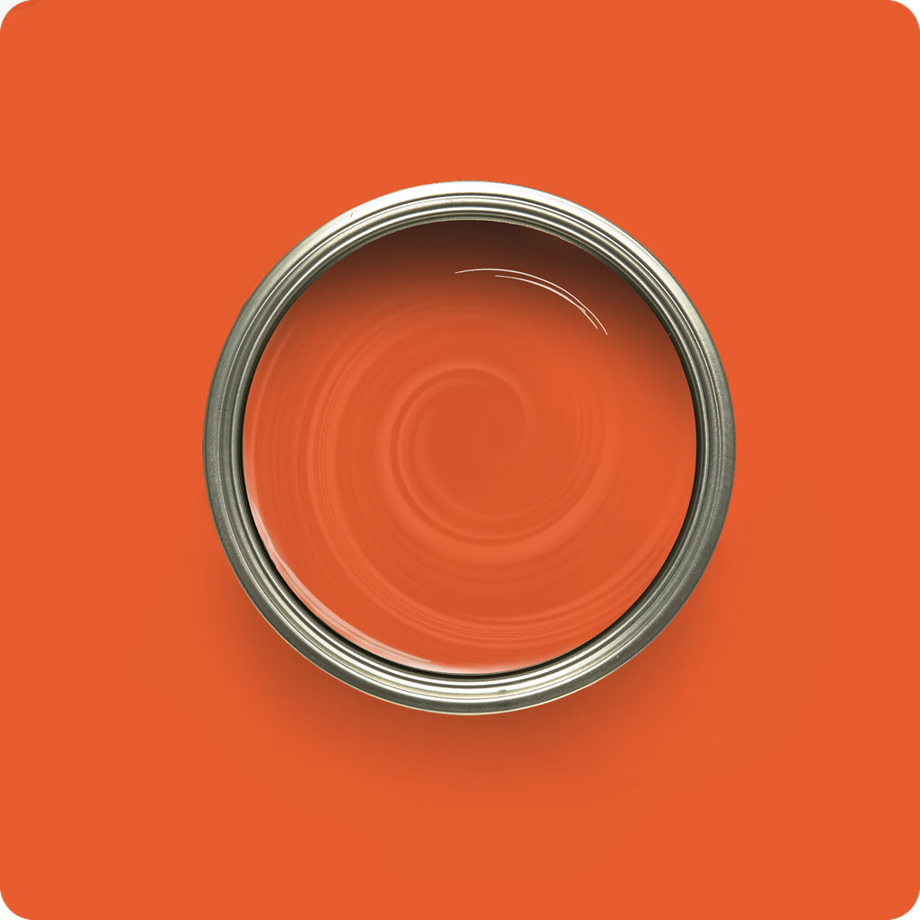 Wise Owl Chalk Synthesis Paint — Mandarina — official swatch