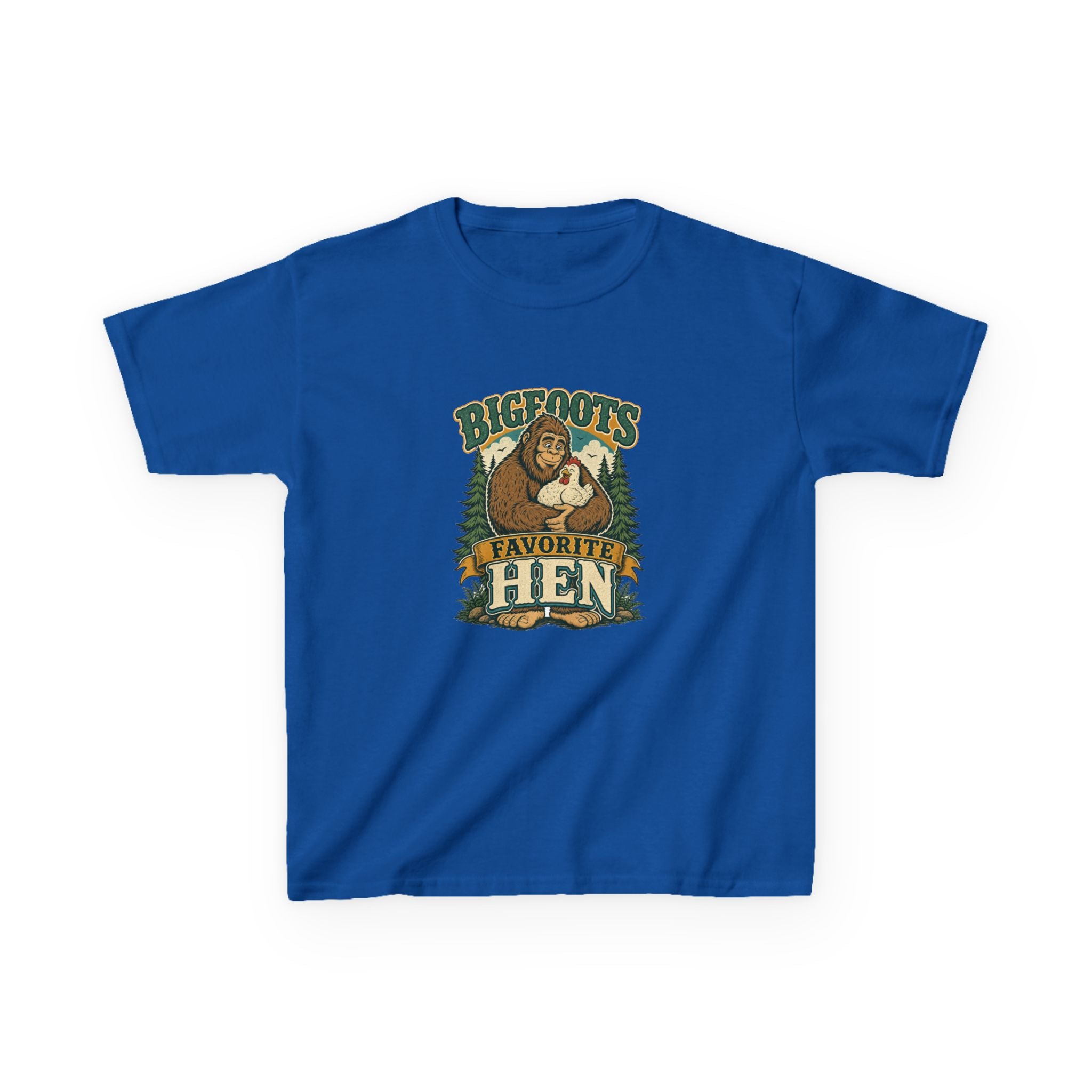 Bigfoot's Favorite Hen Kids Tee