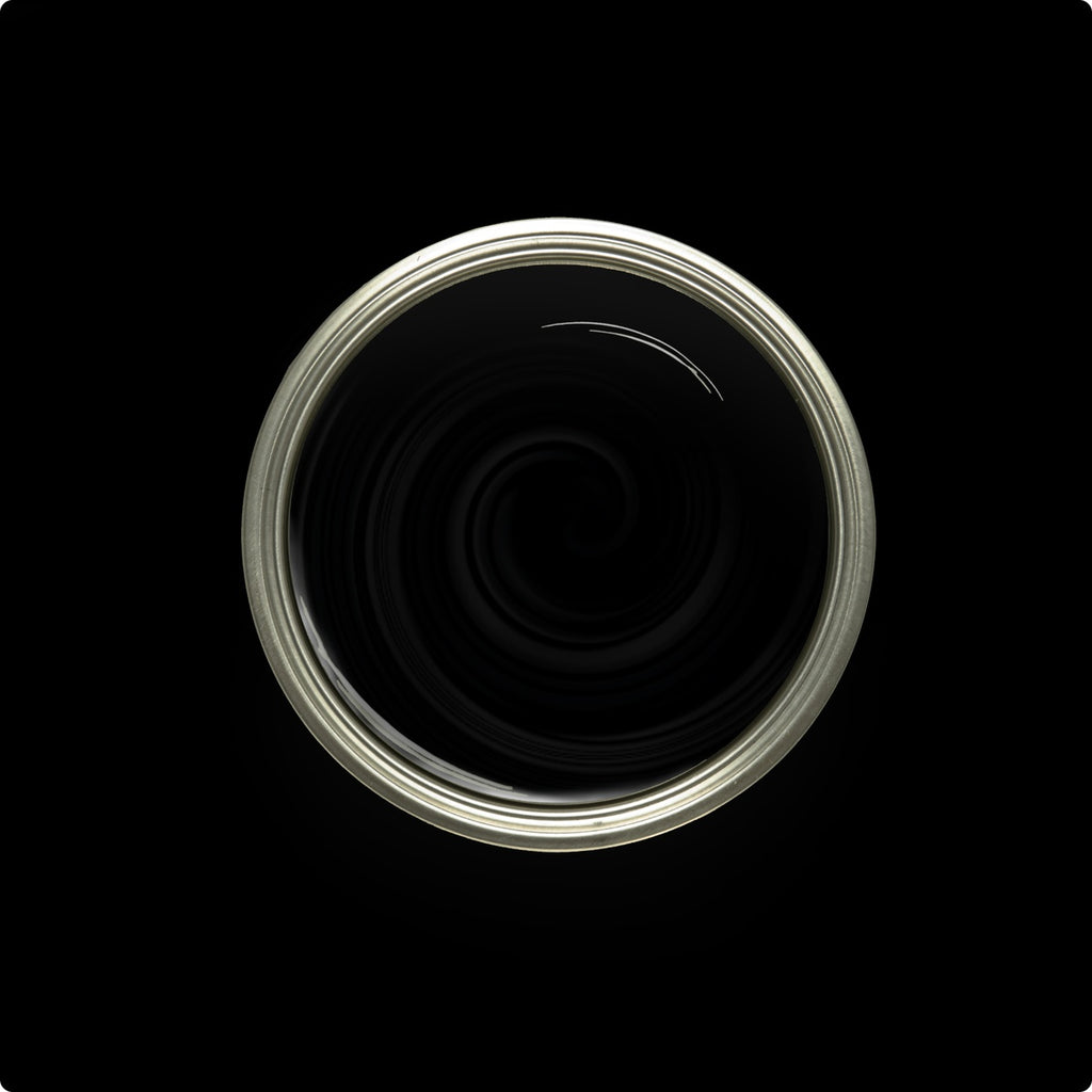 Wise Owl Chalk Synthesis Paint — Black — official swatch