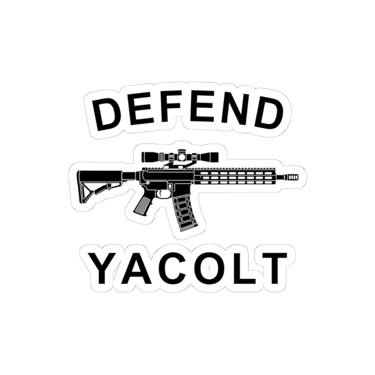 Defend Yacolt AR-15 Sticker