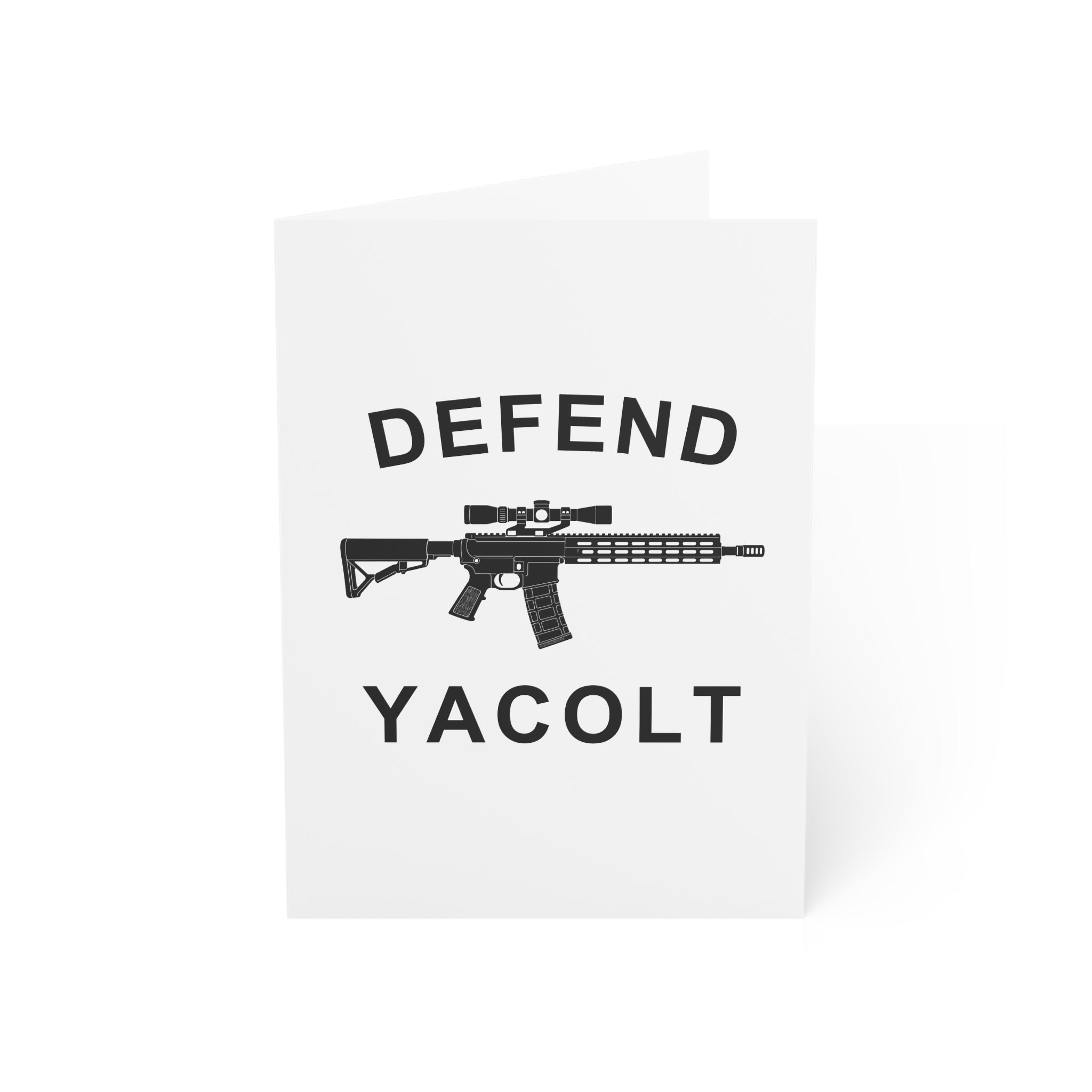 Defend Yacolt AR-15 Greeting Card