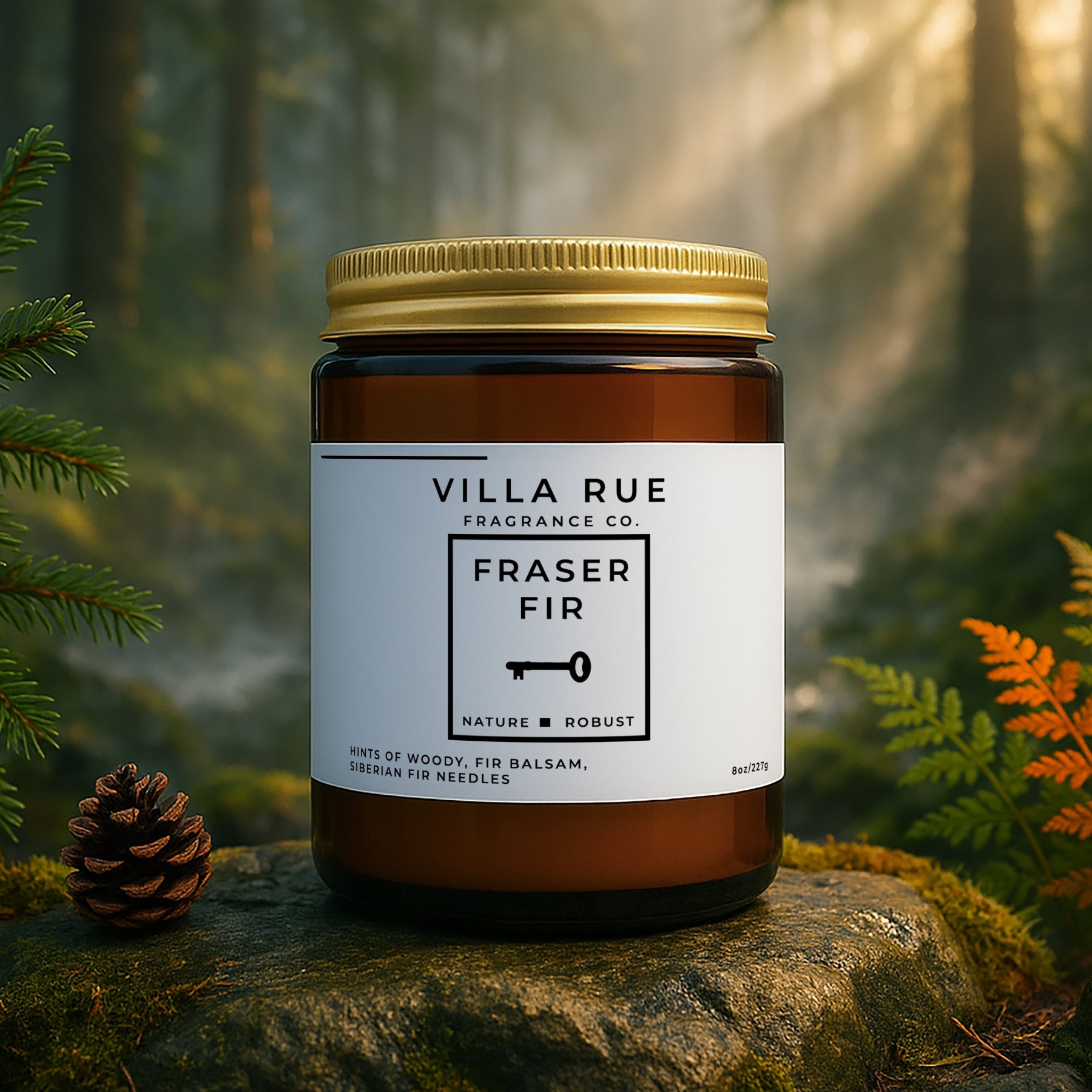 Villa Rue Fraser Fir candle