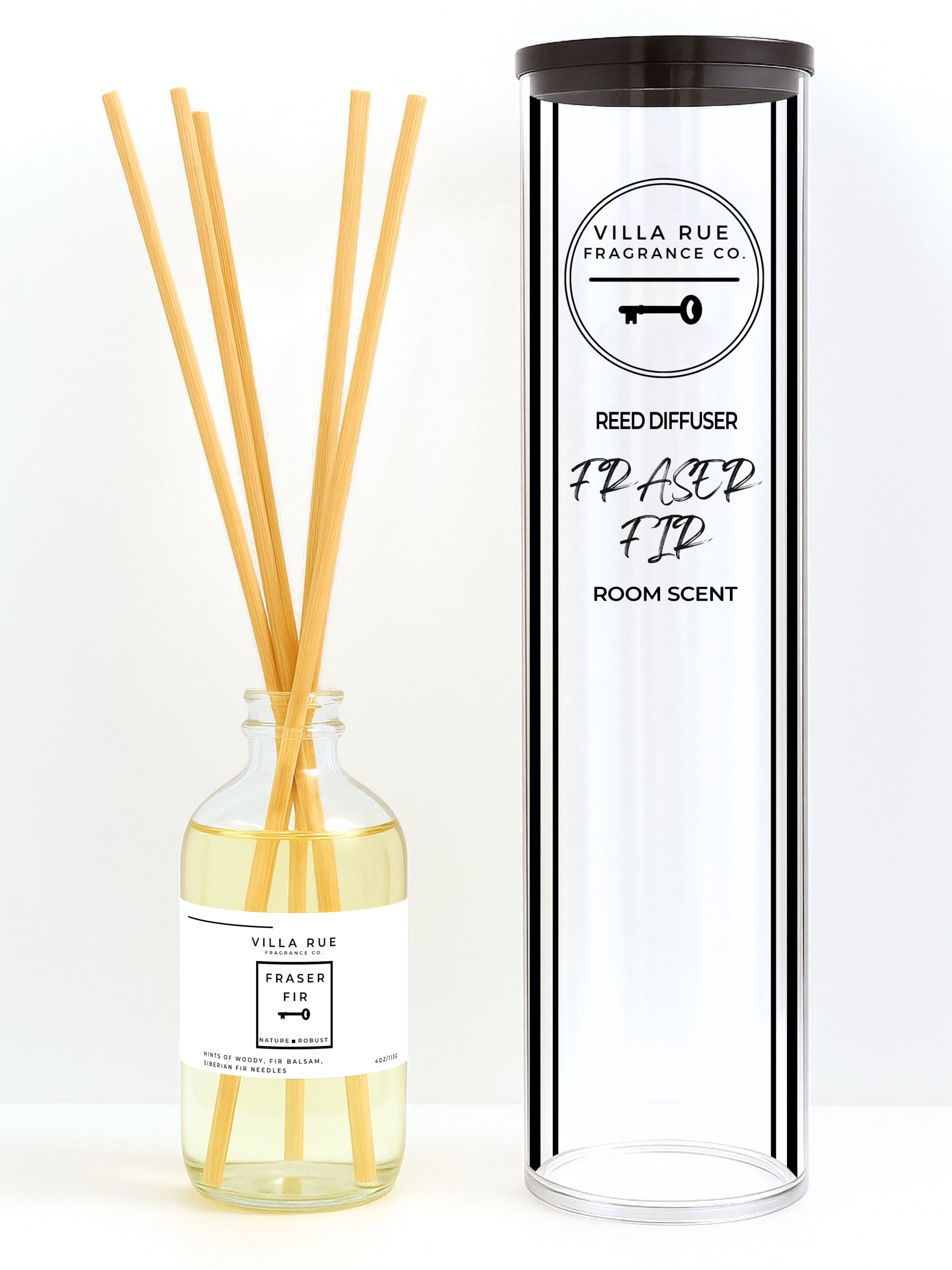 Villa Rue Fraser Fir reed diffuser