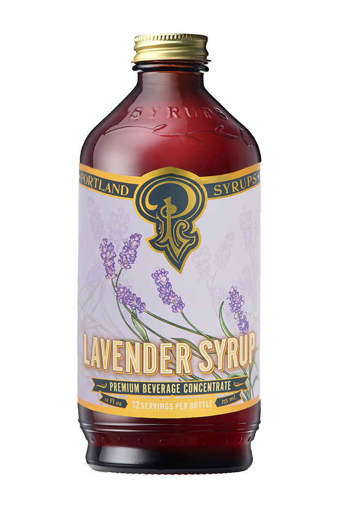Portland Syrups Lavender Syrup for Cocktails, Mocktails & Coffee