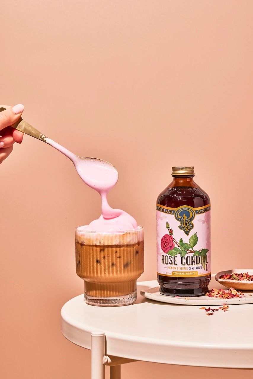 Portland Syrups Rose Cordial Syrup 12oz