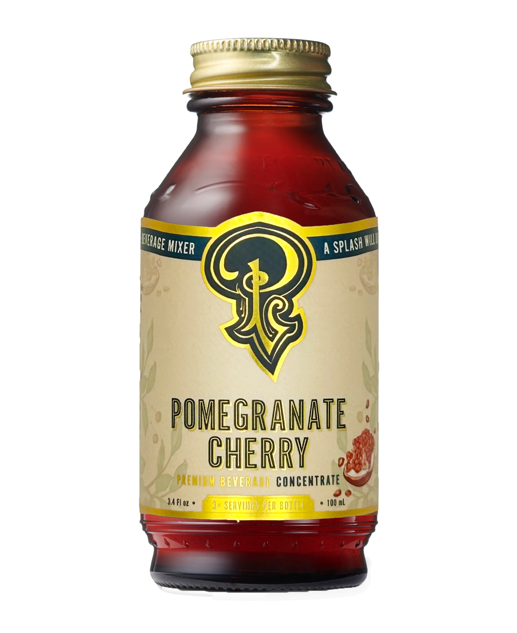 Portland Syrups Pomegranate Cherry Syrup 3.4oz