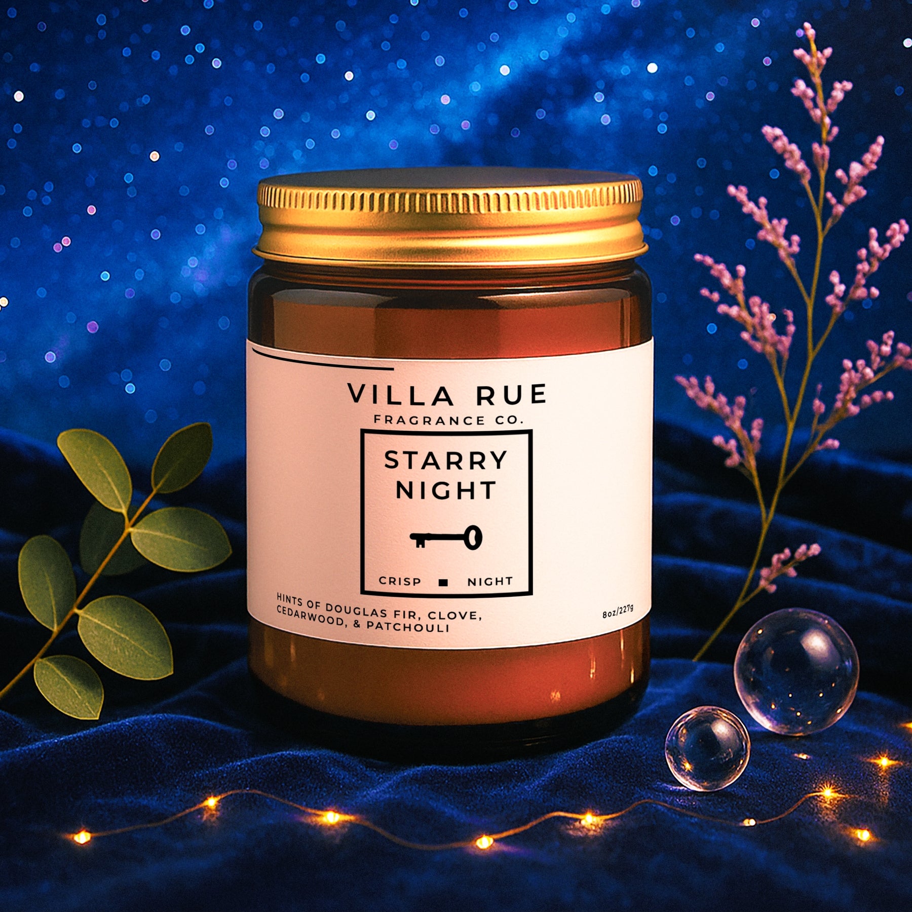 Villa Rue Starry Night candle
