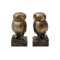 Sculpted Owl Bookends