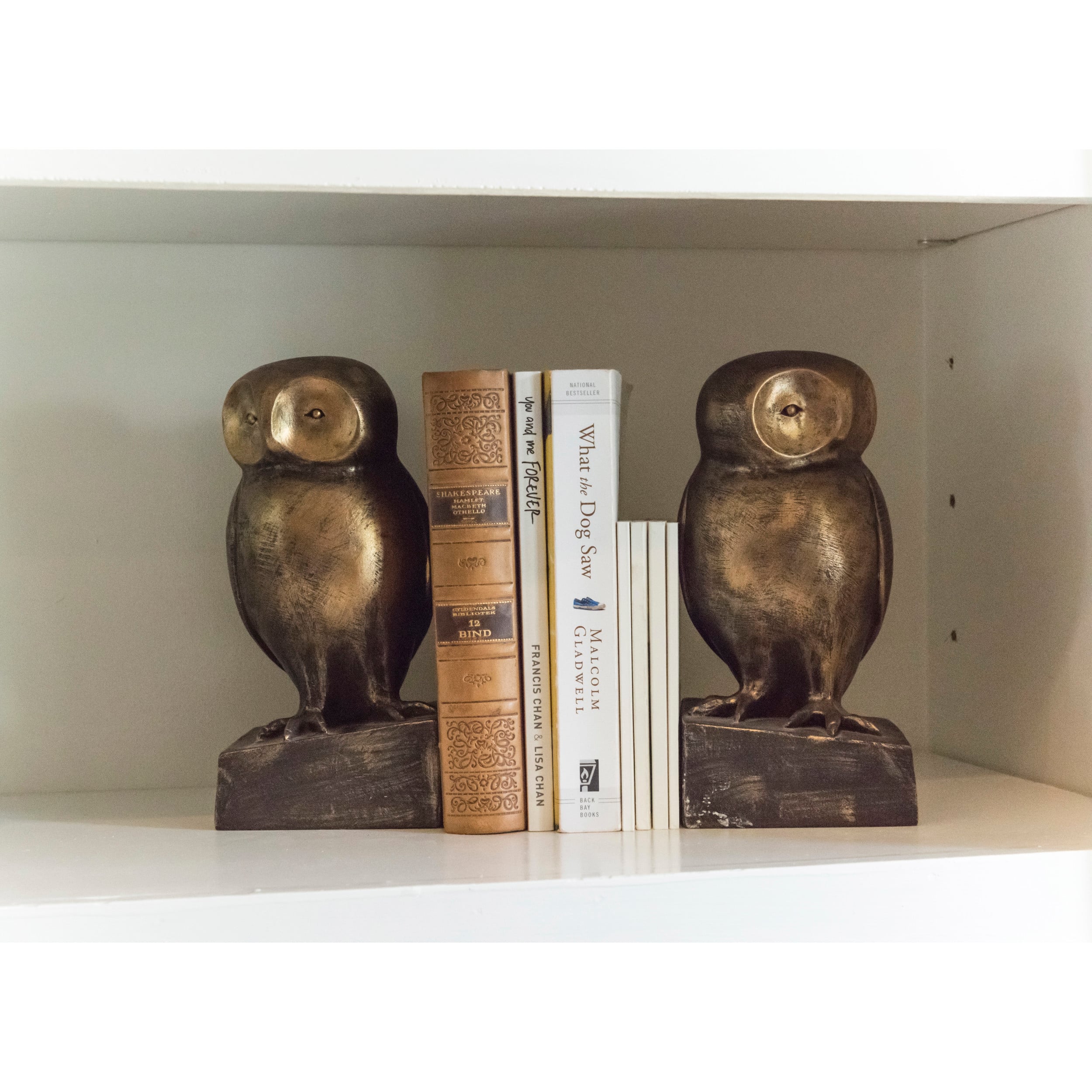 Sculpted Owl Bookends
