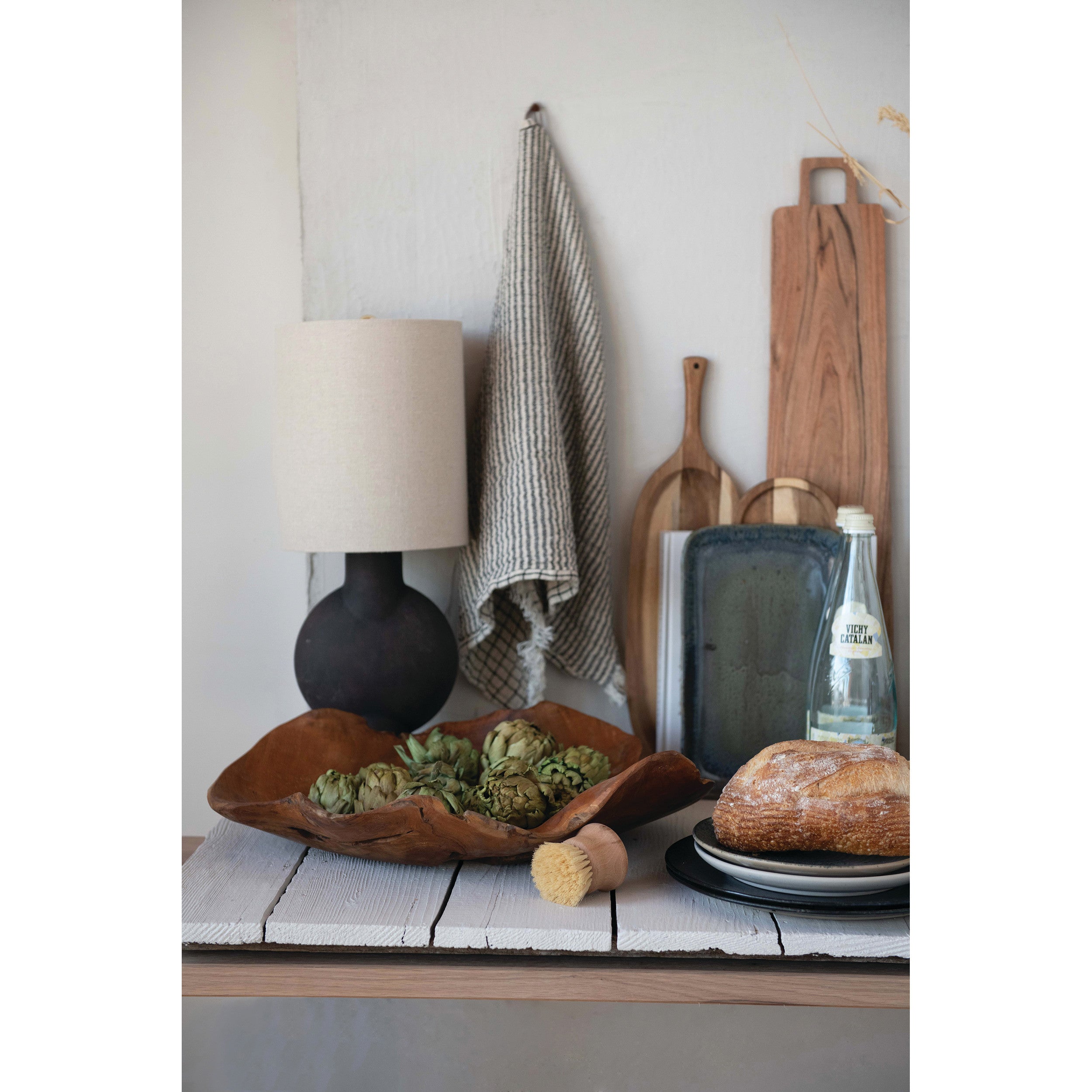 Natural Beech Wood Kitchen Brush