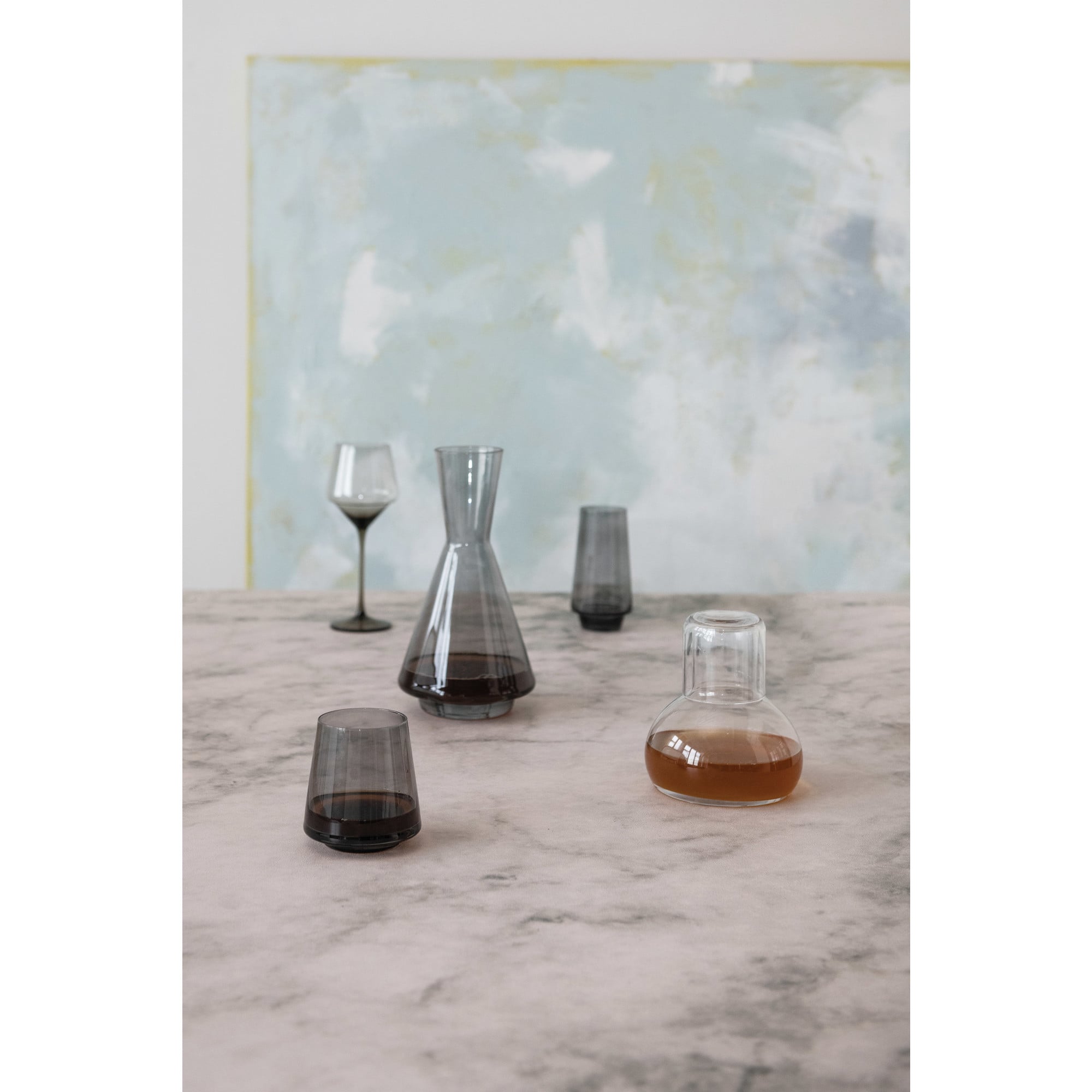 Smoky Glass Tumbler