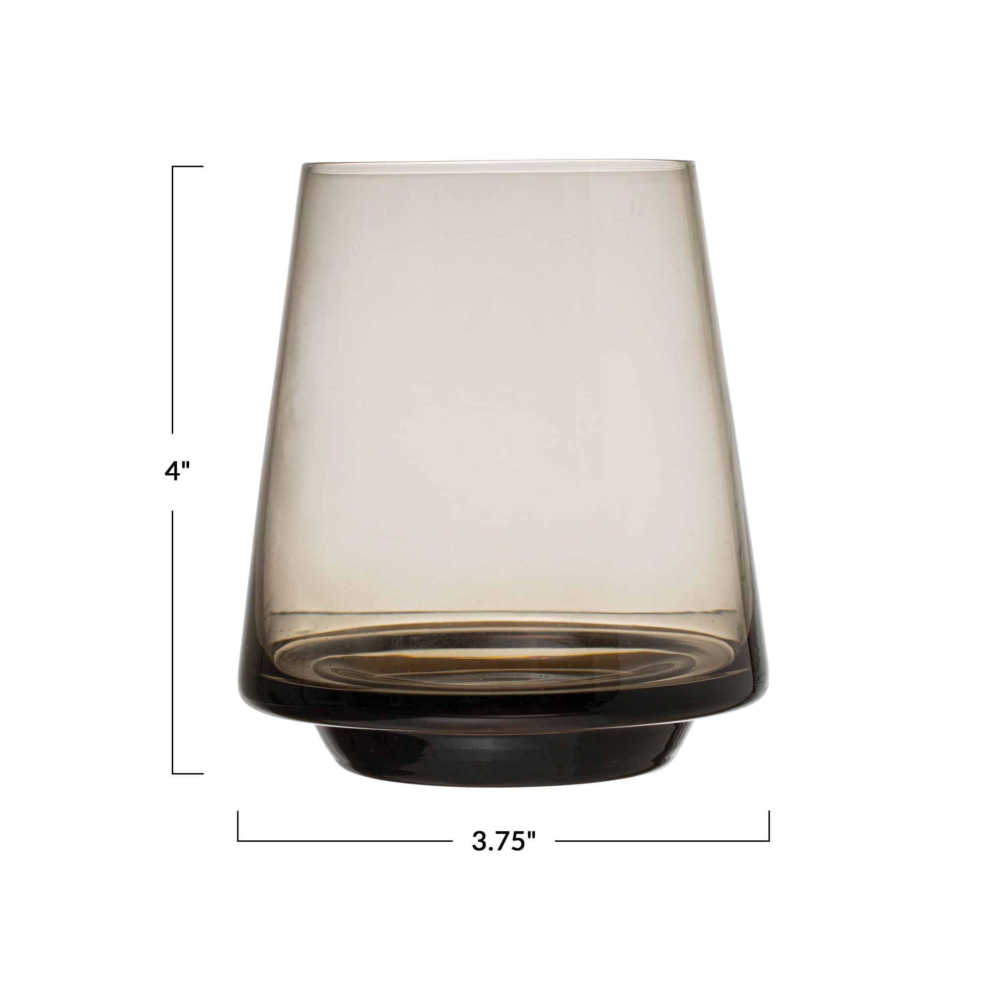 Smoky Glass Tumbler