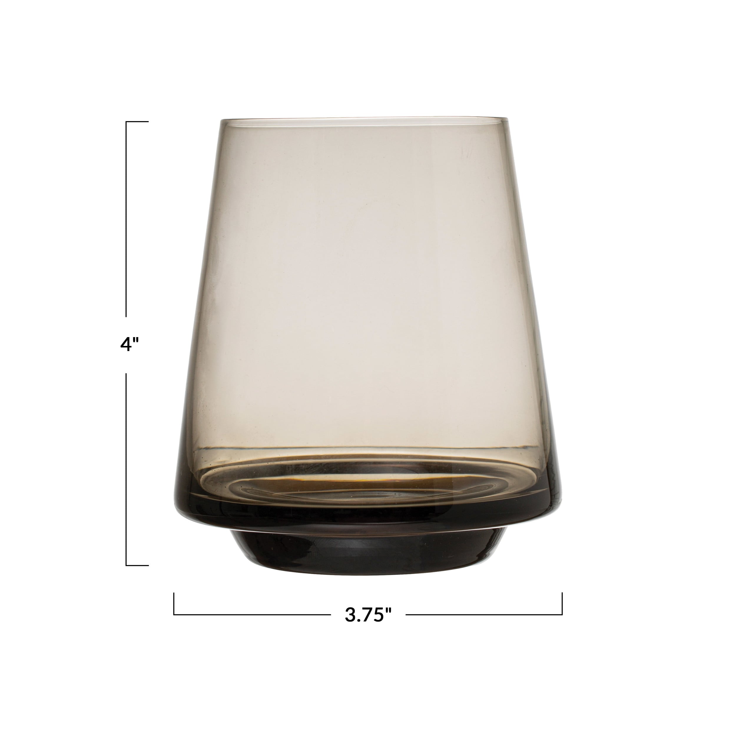 Smoky Glass Tumbler