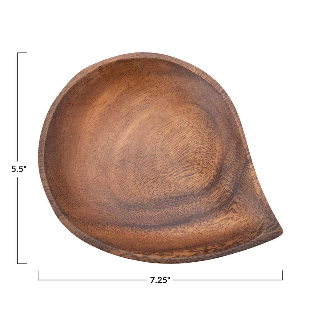 Glossy Teardrop Serving Dish