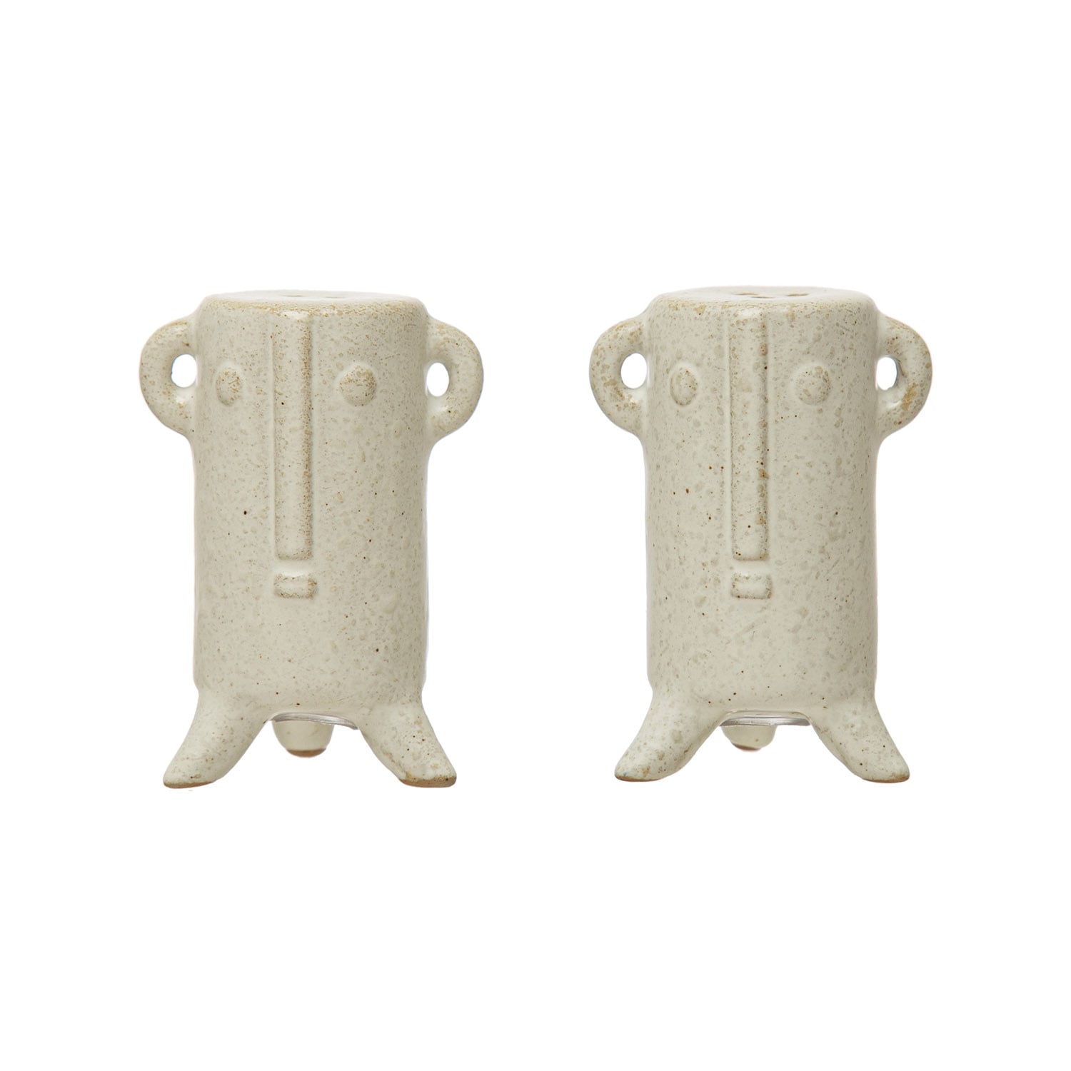 Whimsical Face Salt and Pepper Shakers