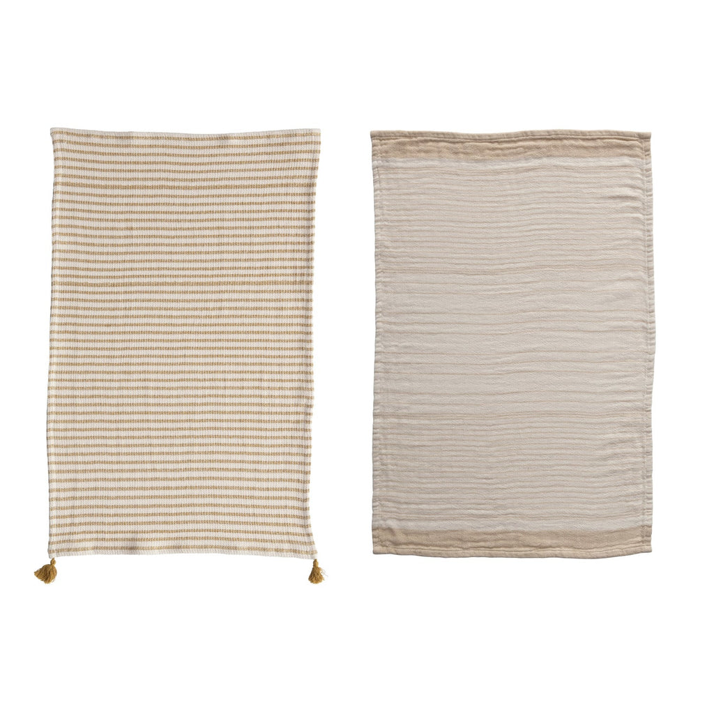 Classic Double Striped Kitchen Towel