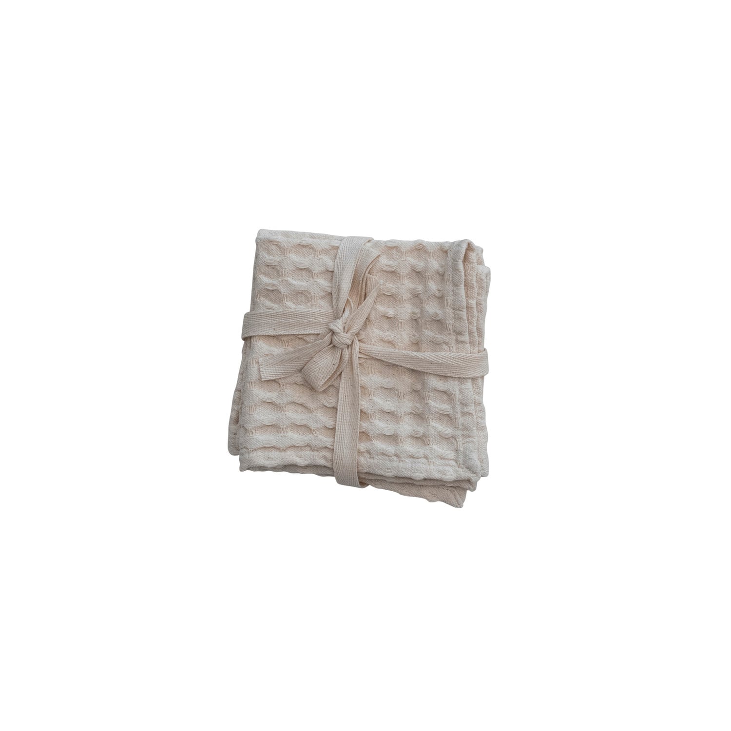 Cream Waffle Weave Dish Towel