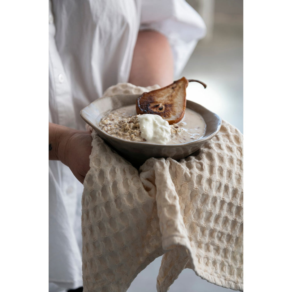Cream Waffle Weave Dish Towel