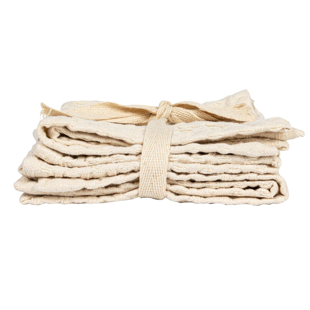Cream Waffle Weave Dish Towel