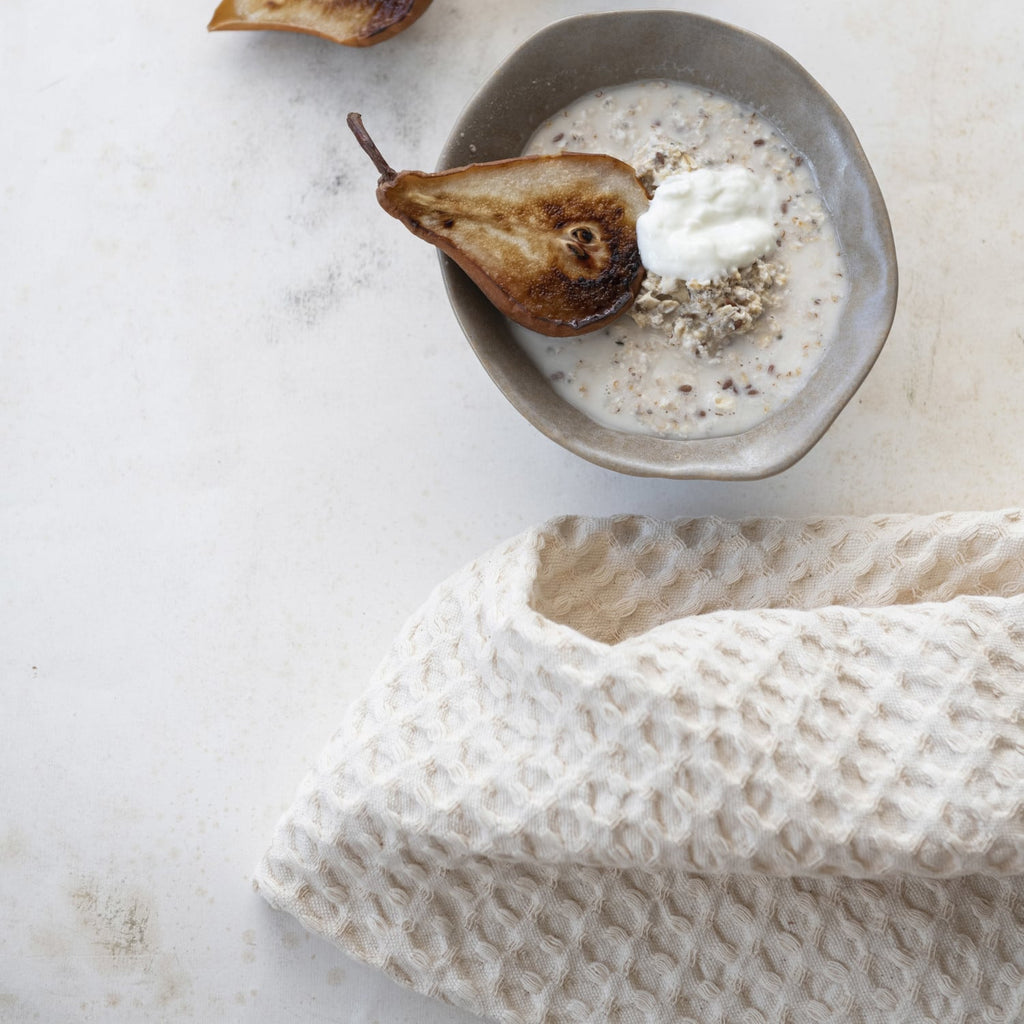 Natural Waffle Weave Tea Towel