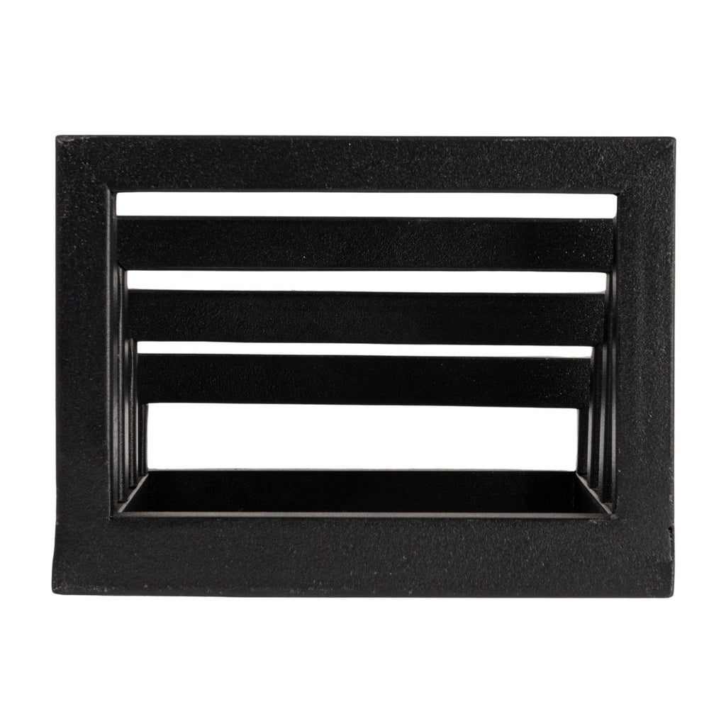 Triple Section Black Metal Countertop Stand