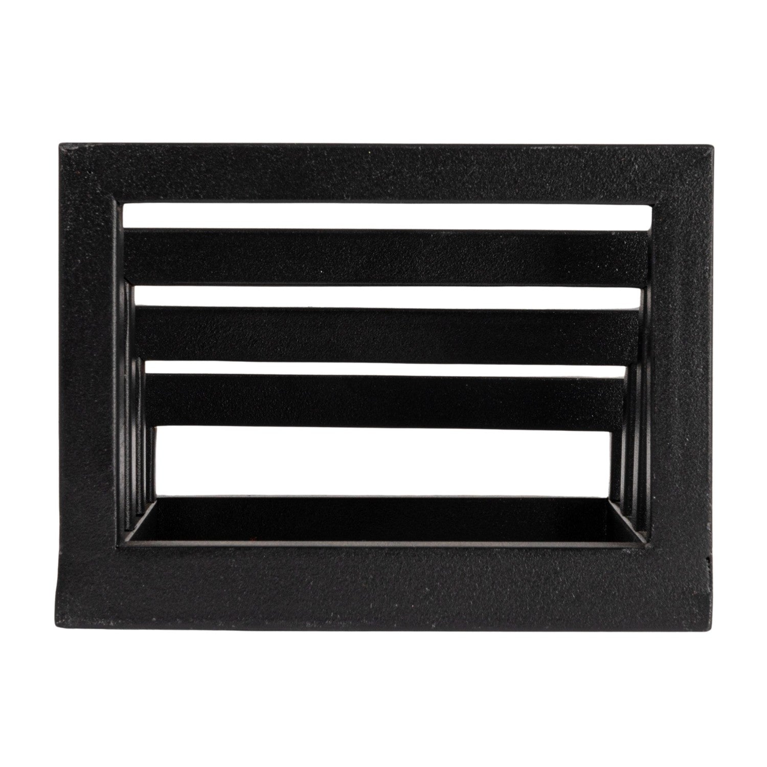 Triple Section Black Metal Countertop Stand