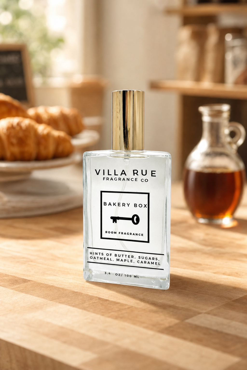 Villa Rue Bakery Box room & body mist — themed scene
