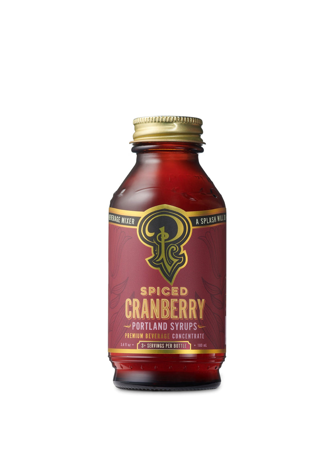 Portland Syrups Gold Variety Gift Set – Bright Chai, Spicy Ginger, Spiced Cranberry