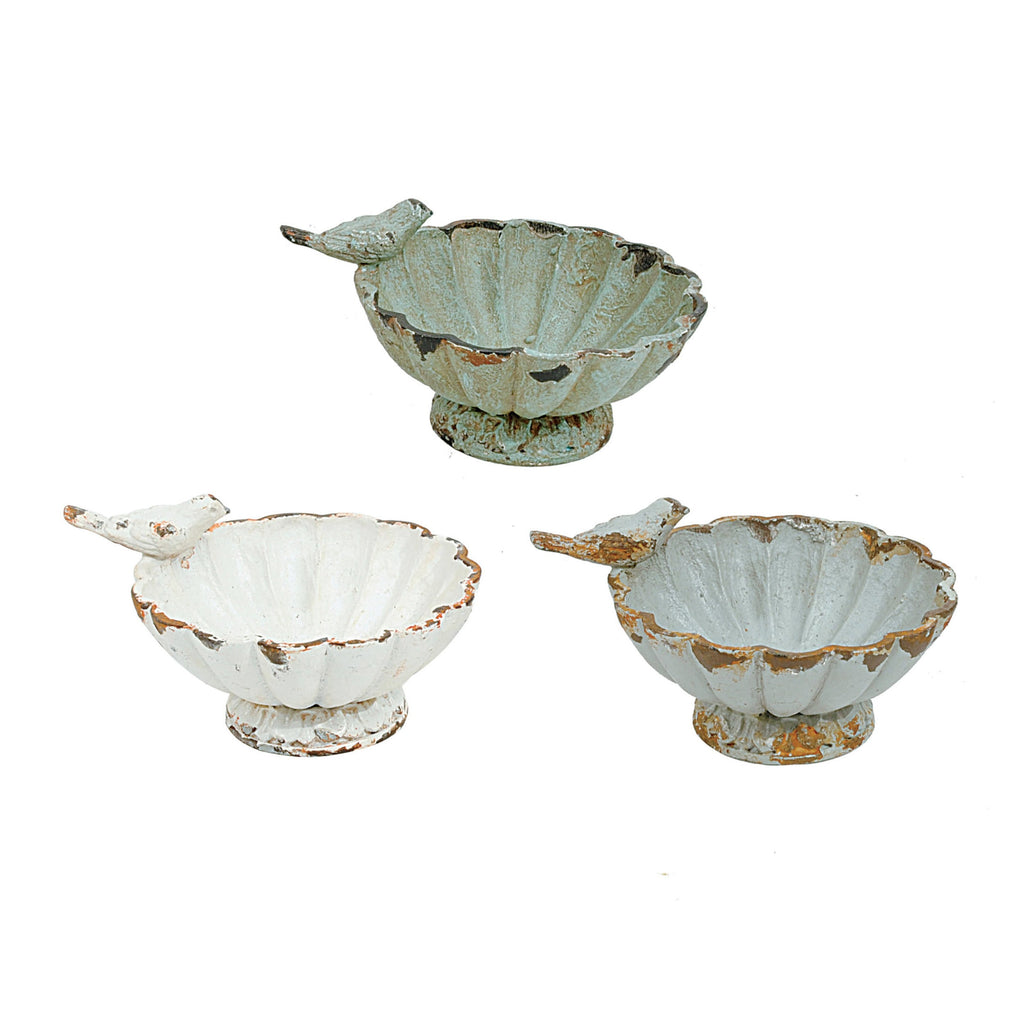Antiqued Pewter Decorative Bowl