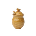 Glass Honey Jar with Wooden Dipper
