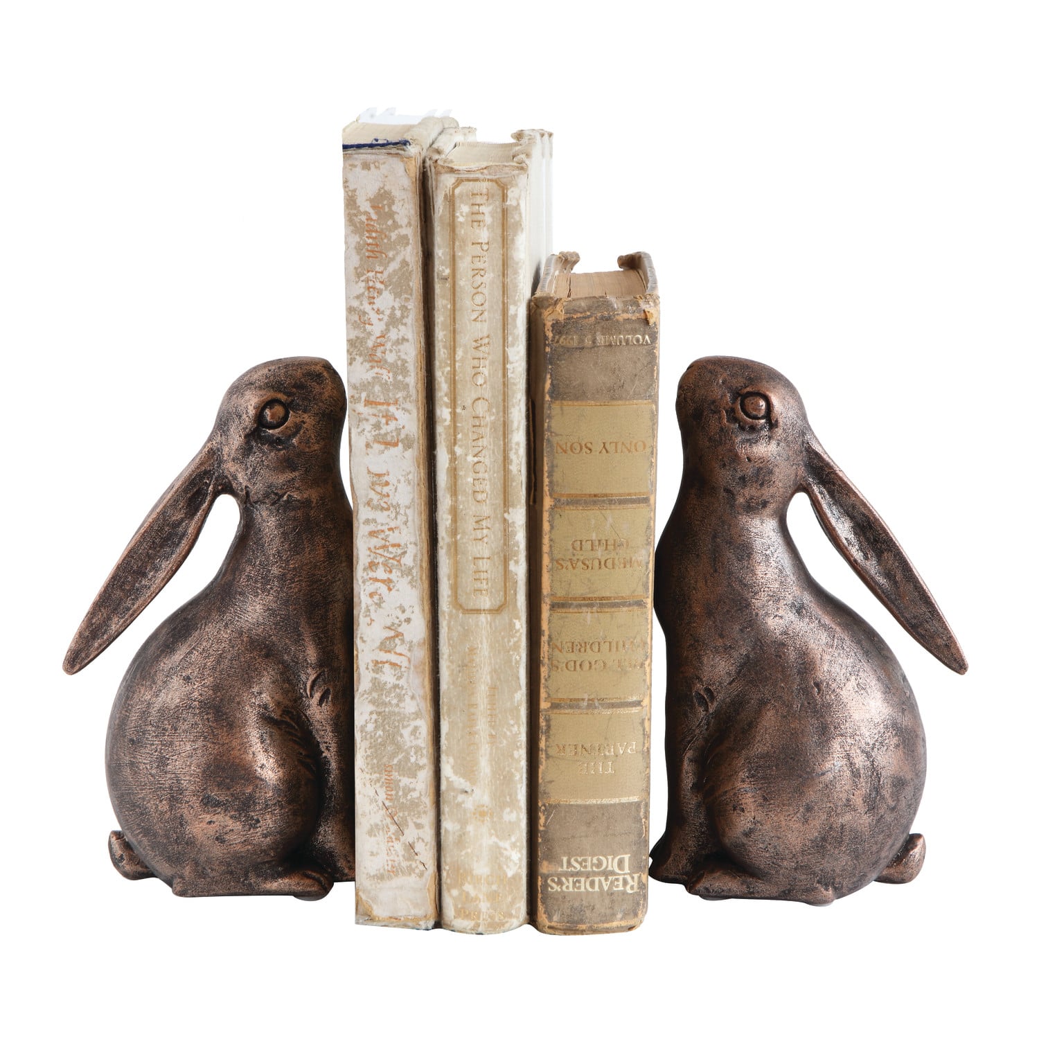 Whimsical Bunny Bookends Pair