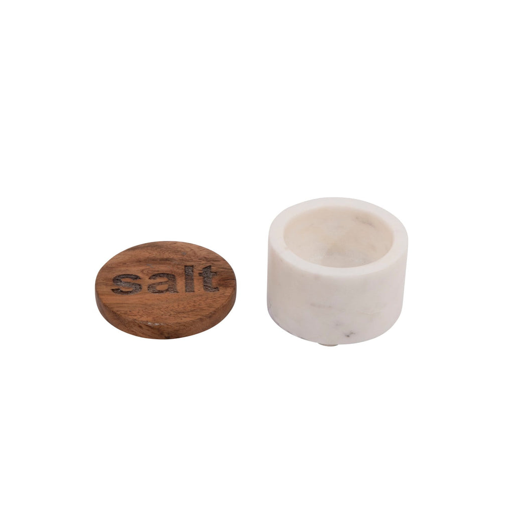 Polished Marble Salt Cellar